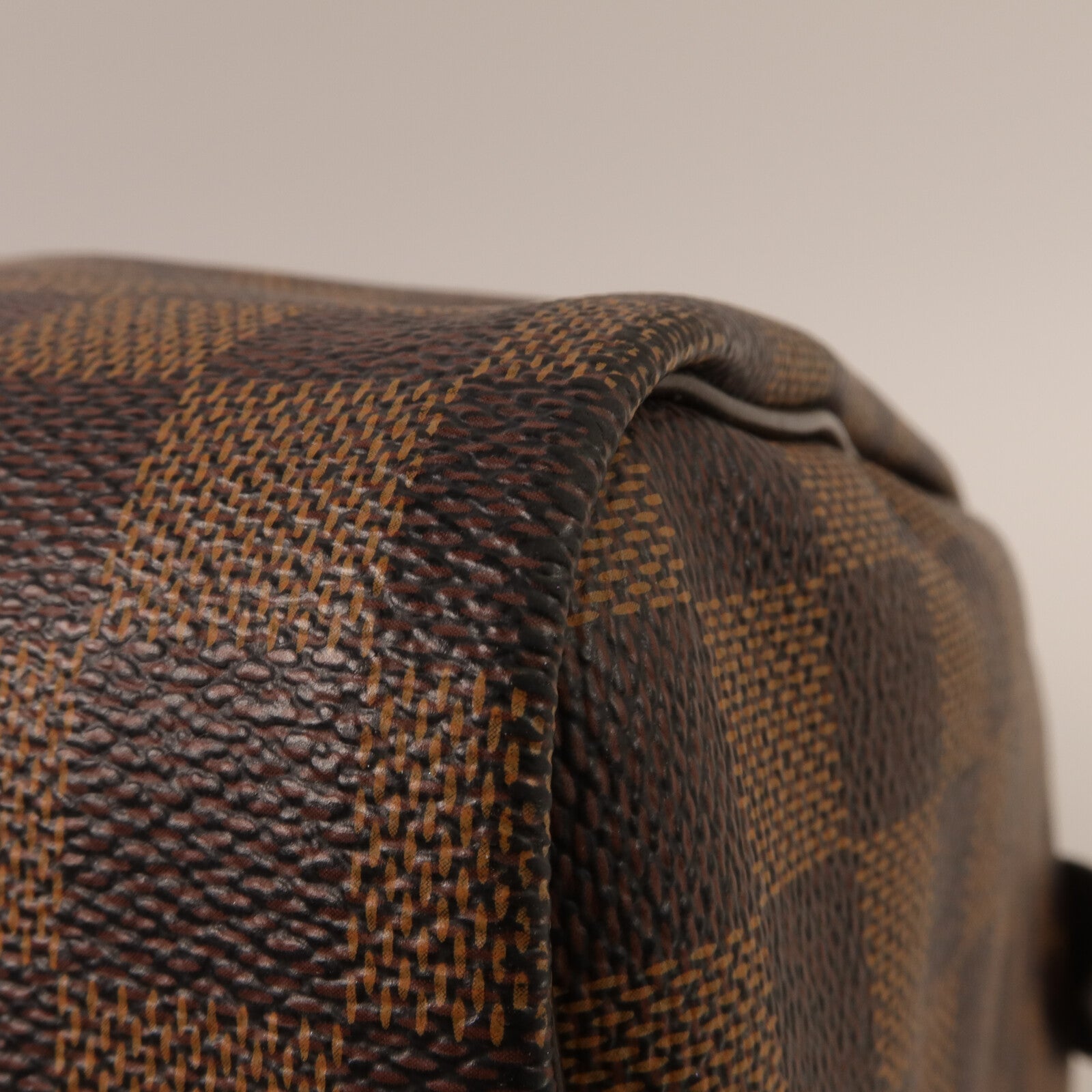 LOUIS VUITTON Damier Speedy 30金扣手挽袋