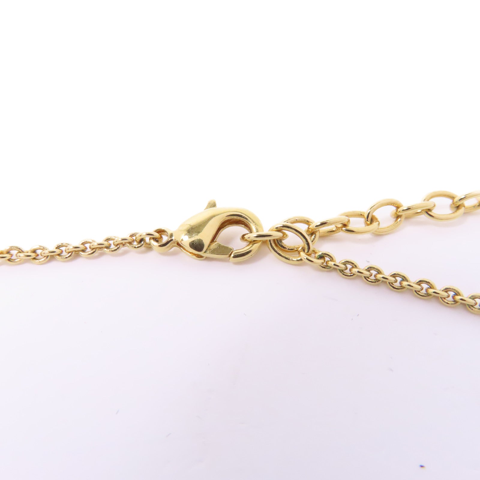 LOUIS VUITTON 金屬/PVC Iconic Louisa Necklace項鍊金色/白色