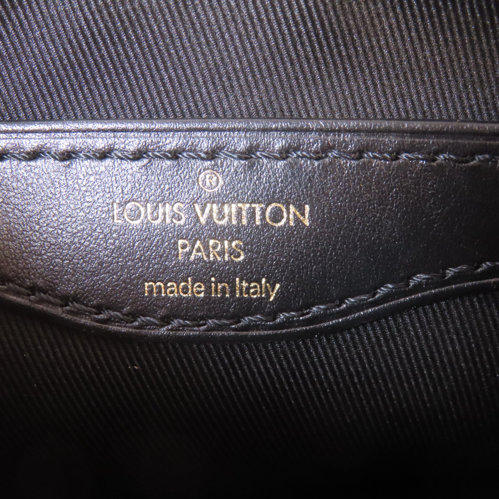 LOUIS VUITTON Monogram Boulogne金扣手挽肩背兩用袋啡色/黑色