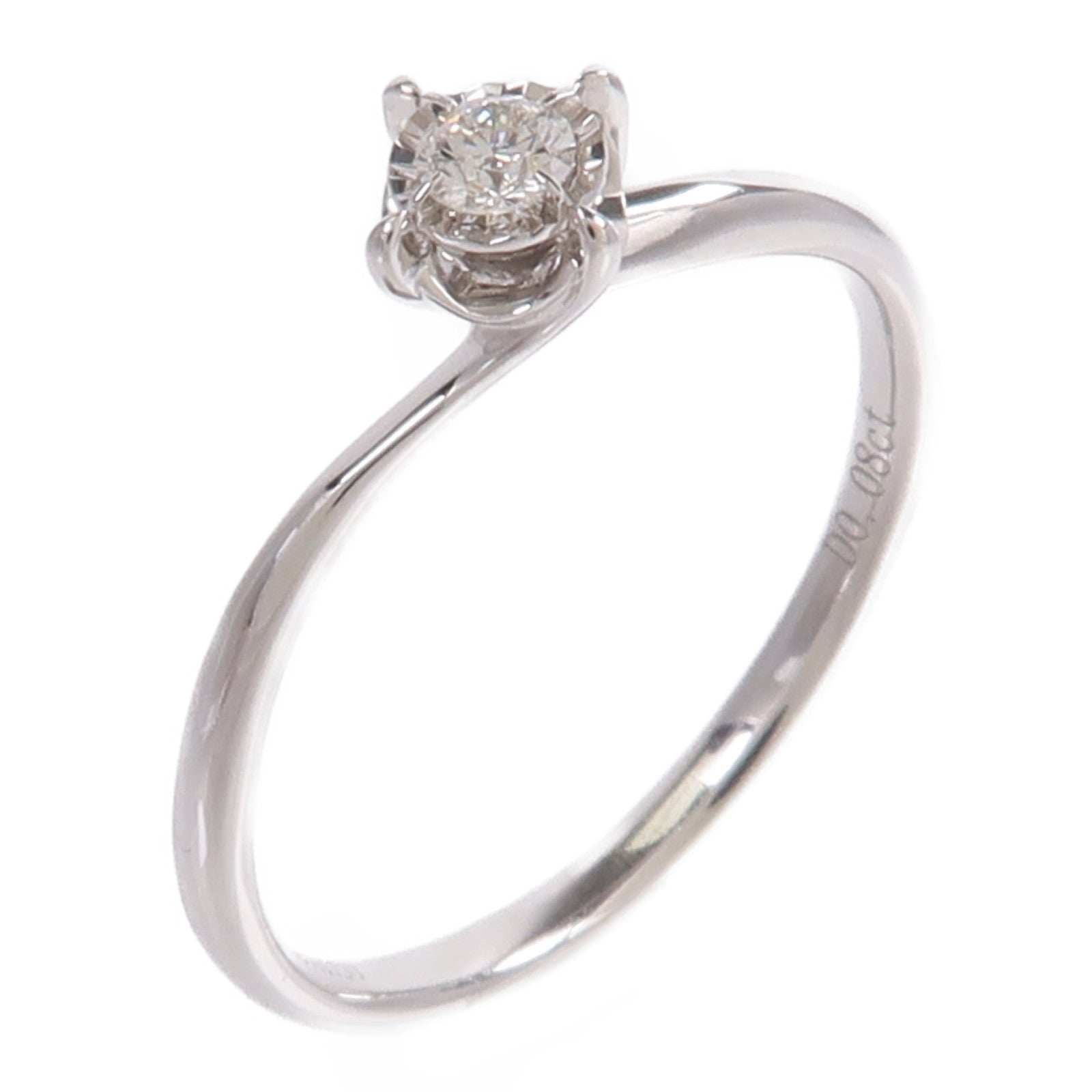 JEWELRY 18K白金Diamond Ring鑽石戒指