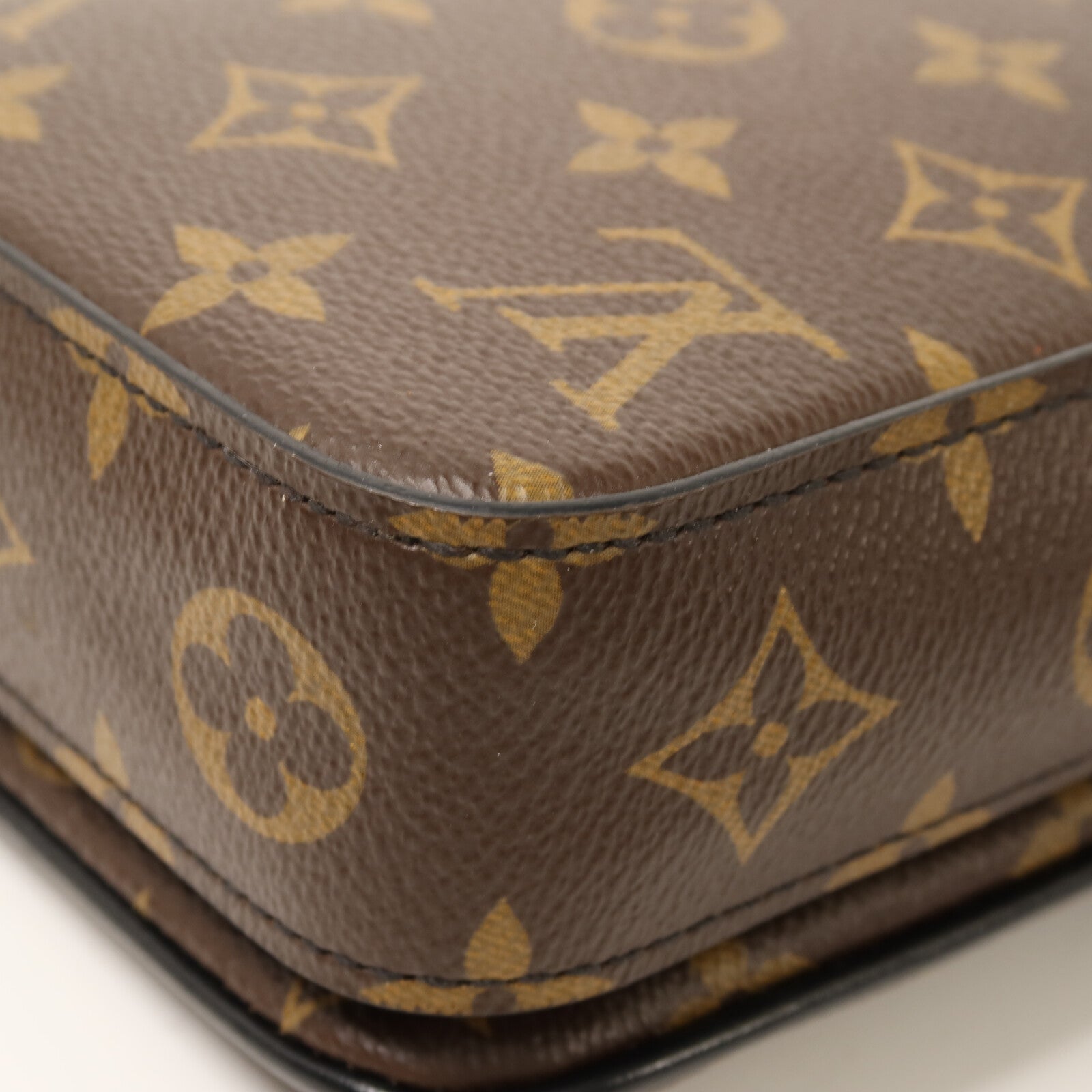 LOUIS VUITTON Monogram Macassar S-Lock肩背袋