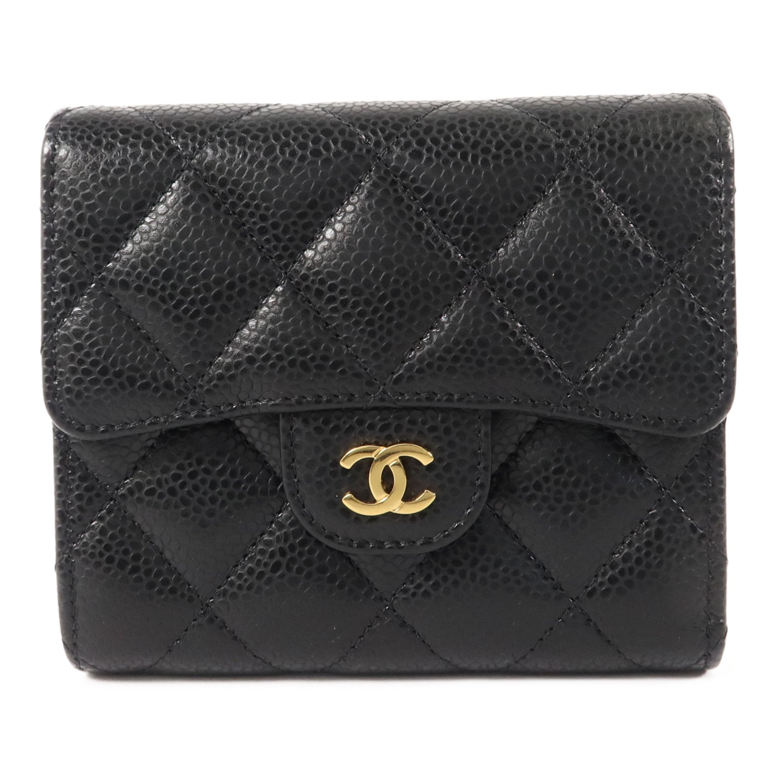 CHANEL 牛皮皮革Classic Small Flap Wallet錢包