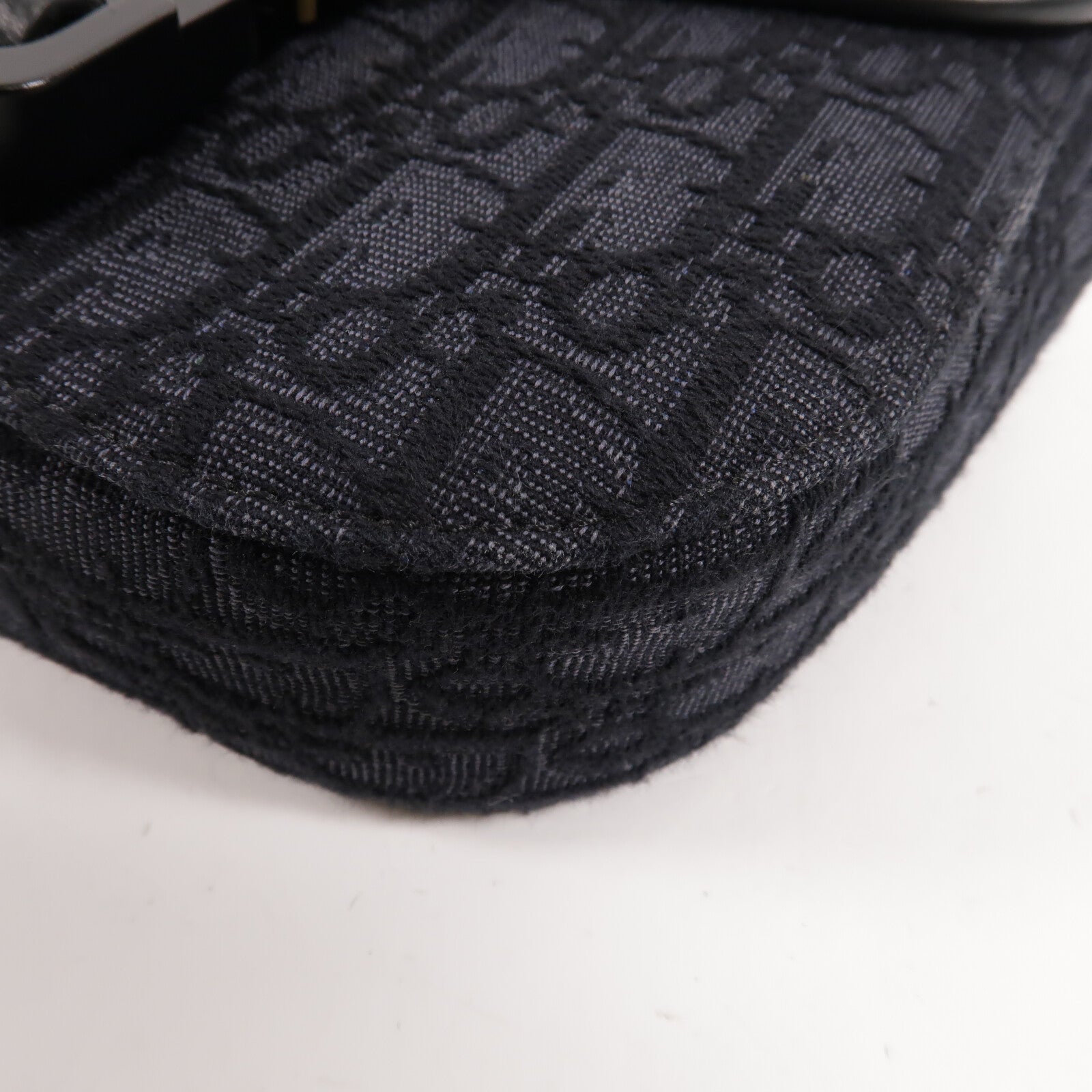 Dior 帆布/牛皮皮革Mini Saddle Messenger Bag with Flap肩背袋