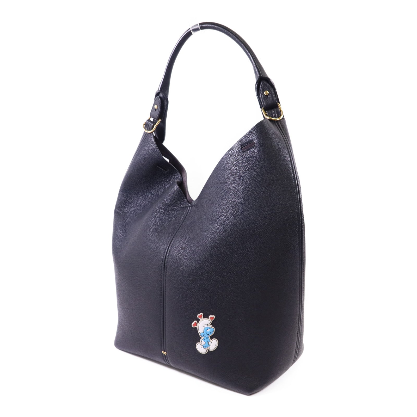 ANYA HINDMARCH 皮革Build A Bag金扣肩背袋