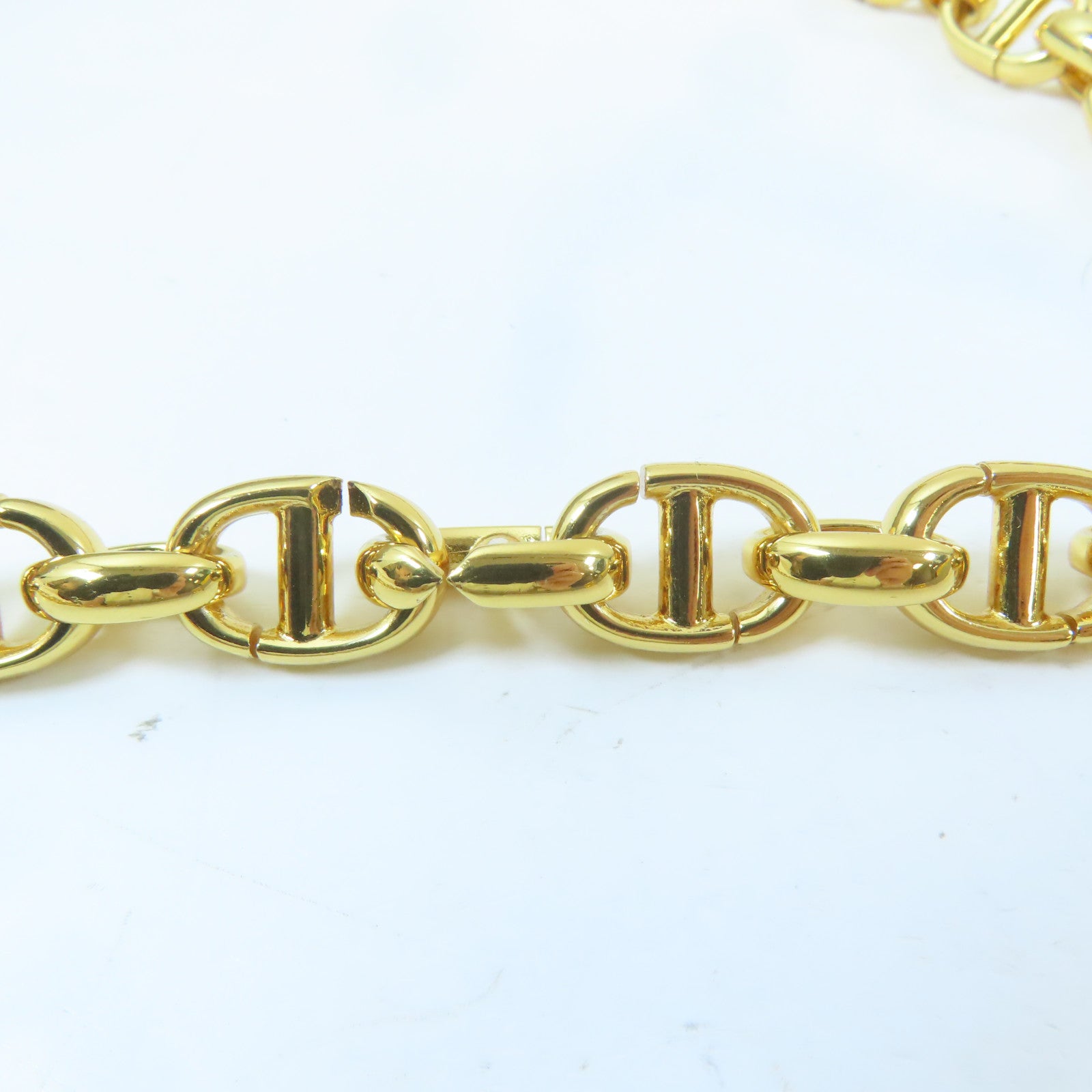 Dior 【激減優惠】羊皮皮革Caro金扣鏈帶肩背袋米色