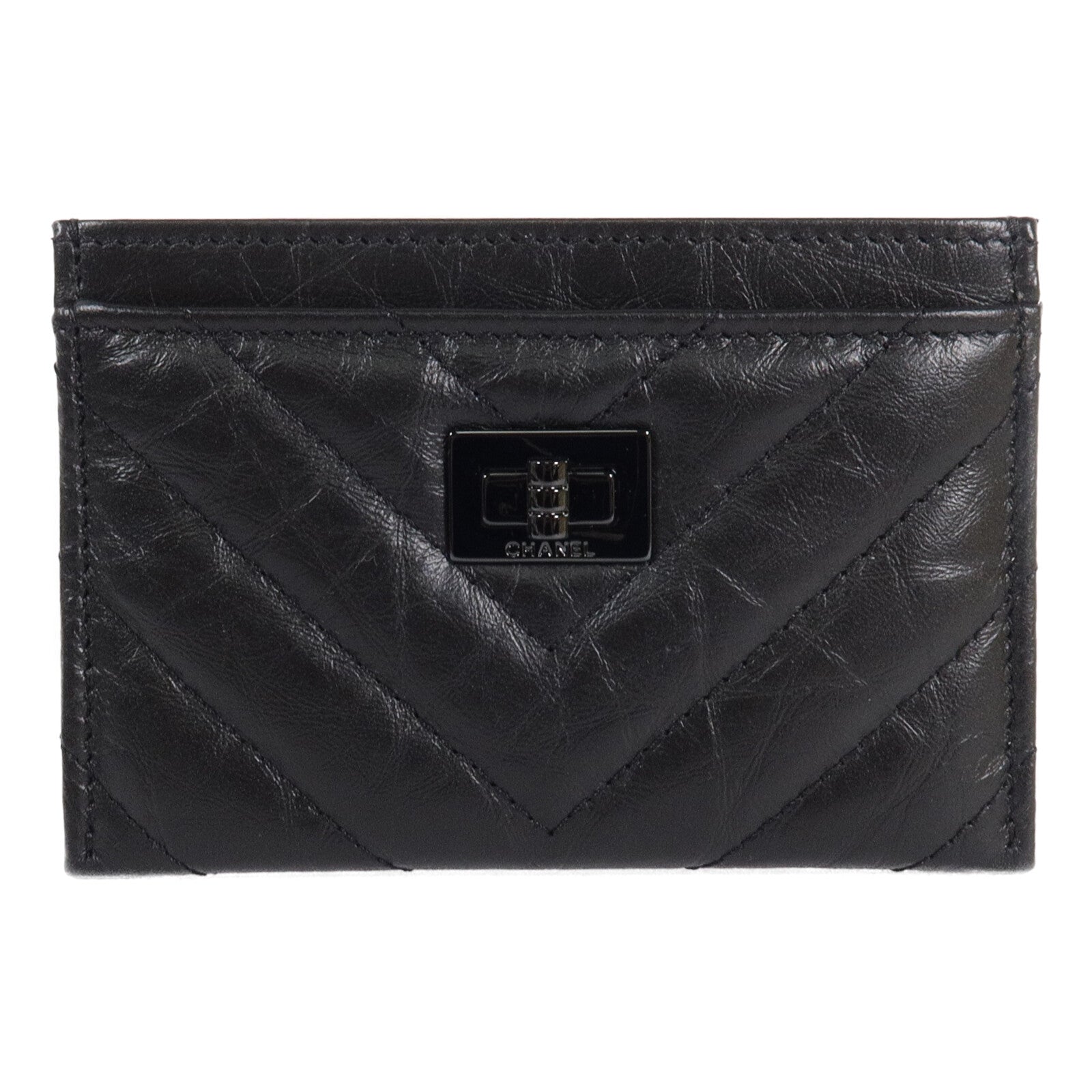 CHANEL 牛皮皮革2.55 Card Case卡片套