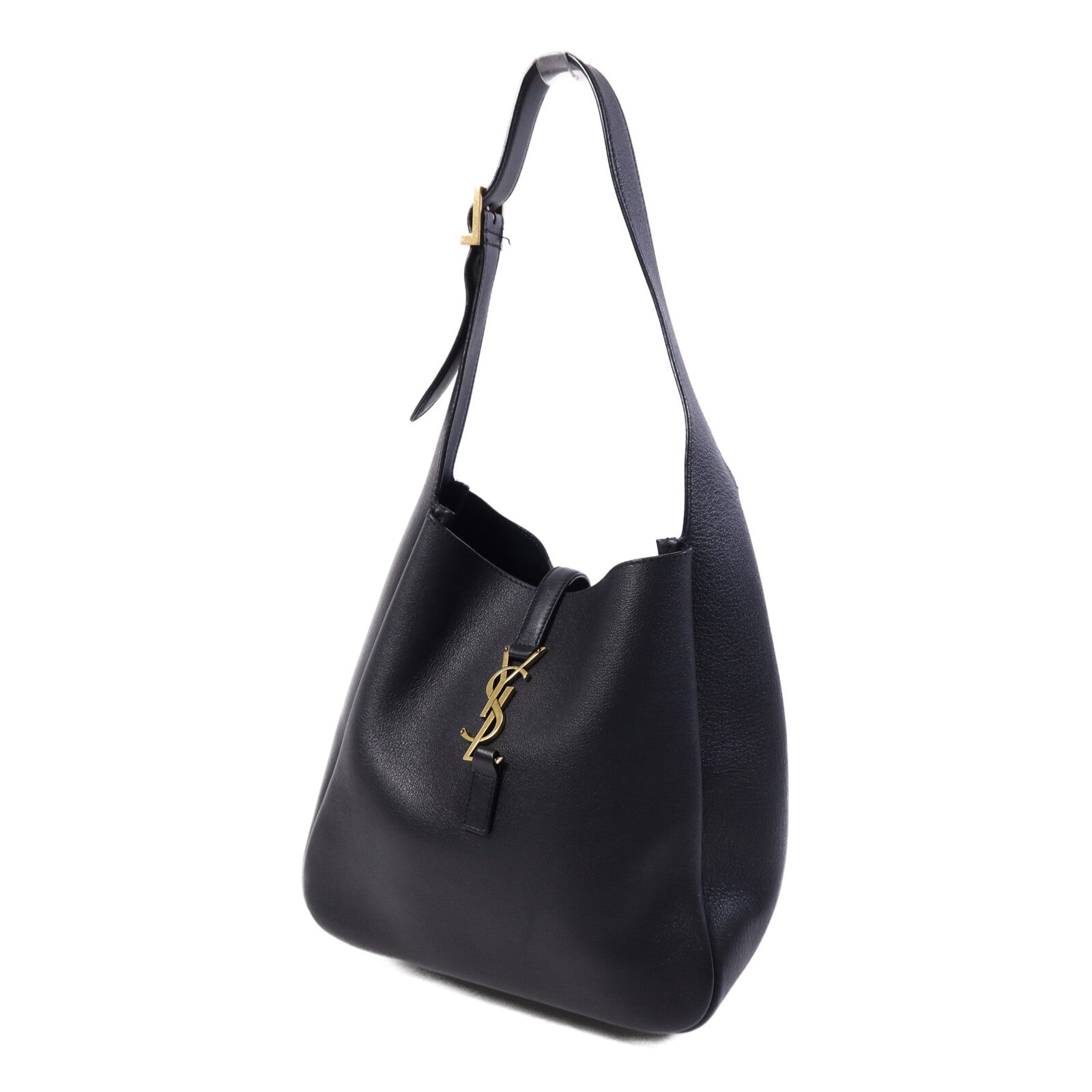 SAINT LAURENT 牛皮皮革LE5A7金扣肩背袋