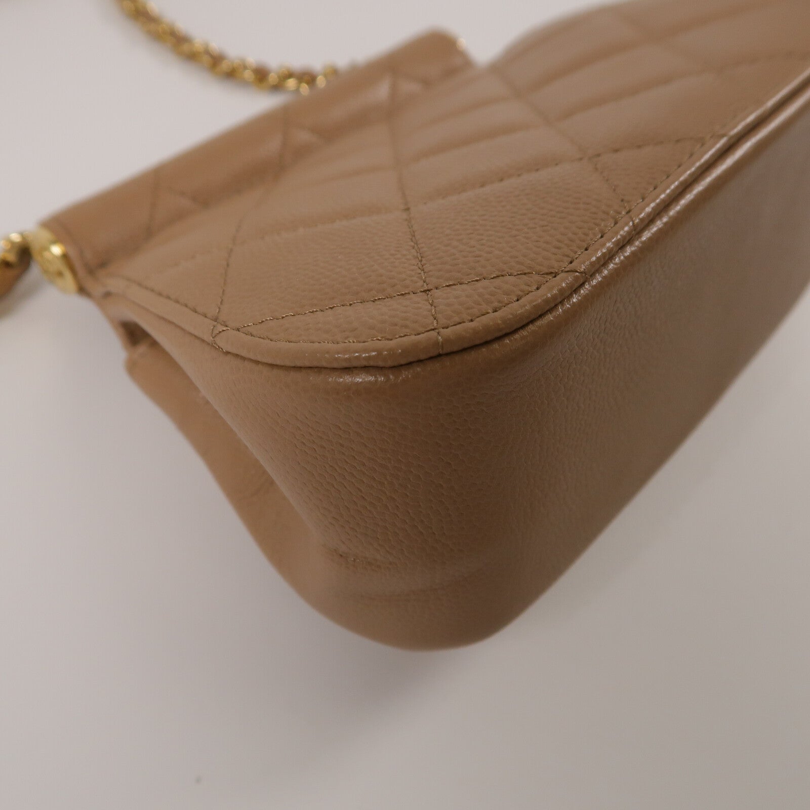 CHANEL 牛皮皮革Mini Chain Bag鏈帶肩背袋