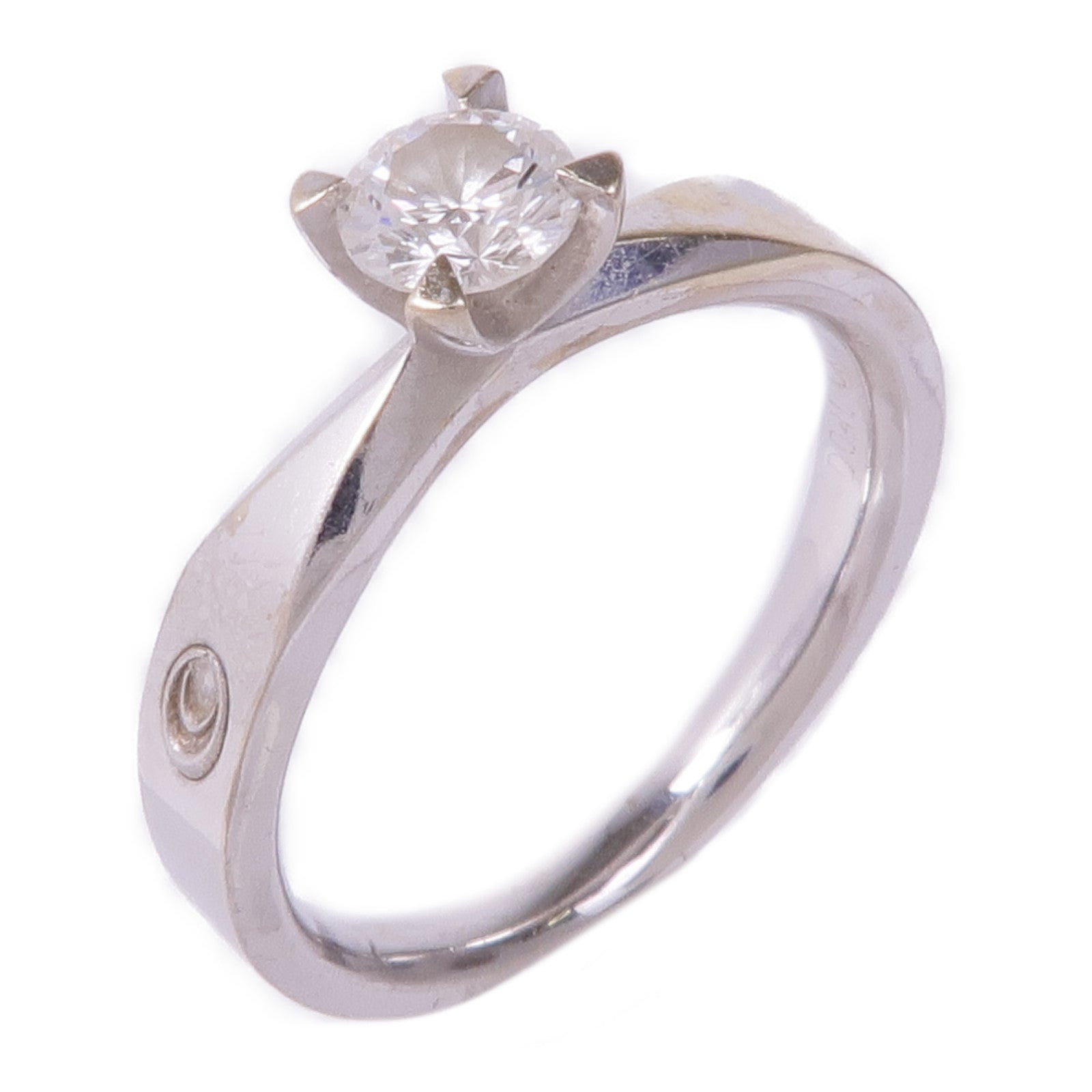 JEWELRY 18K白金Forevermark Diamond Ring鑽石戒指US#5.75