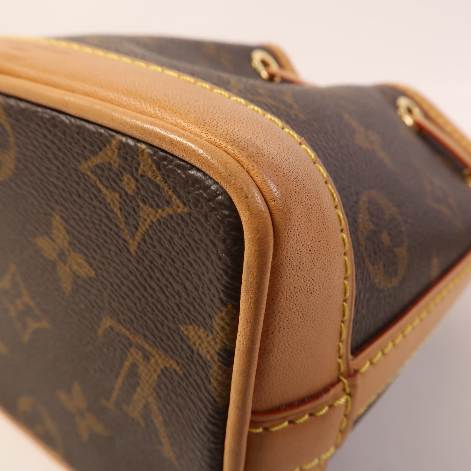 LOUIS VUITTON Monogram Nano Noe金扣手挽肩背兩用袋