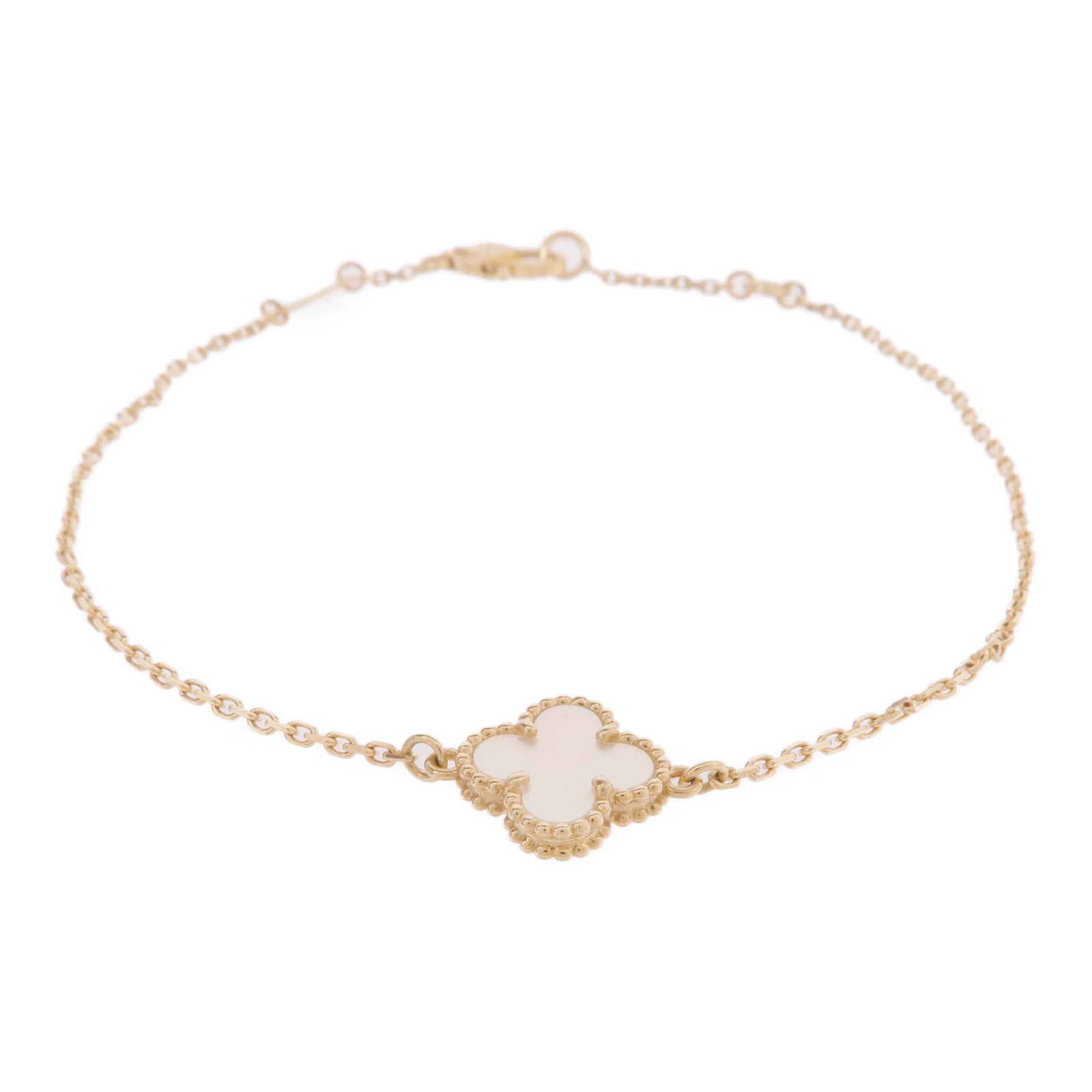 Van Cleef & Arpels 18K黃金Sweet Alhambra手鏈