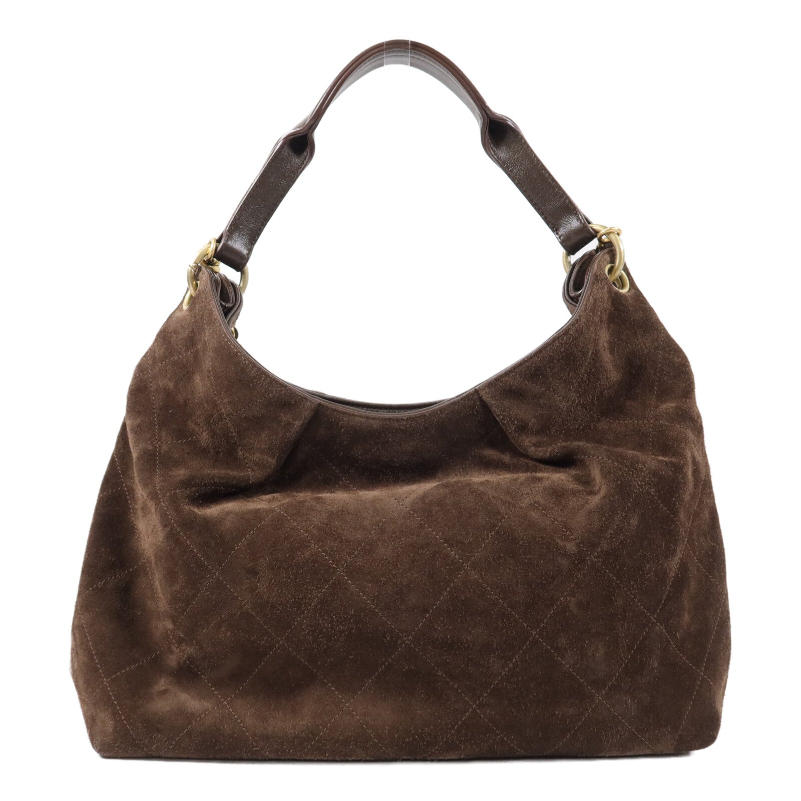 CHANEL 麂皮皮革Maxi Hobo Bag肩背袋