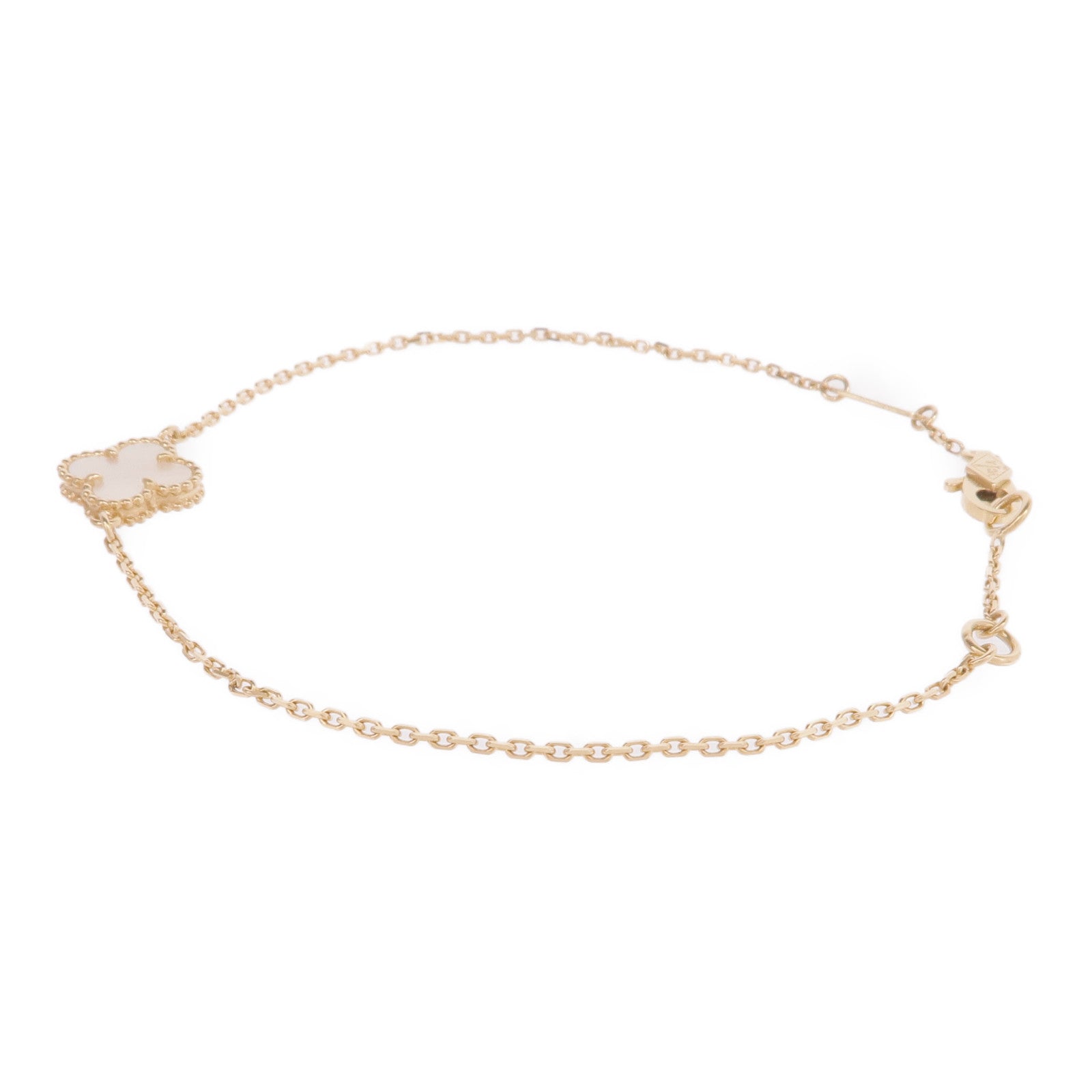 Van Cleef & Arpels 18K黃金Sweet Alhambra手鏈