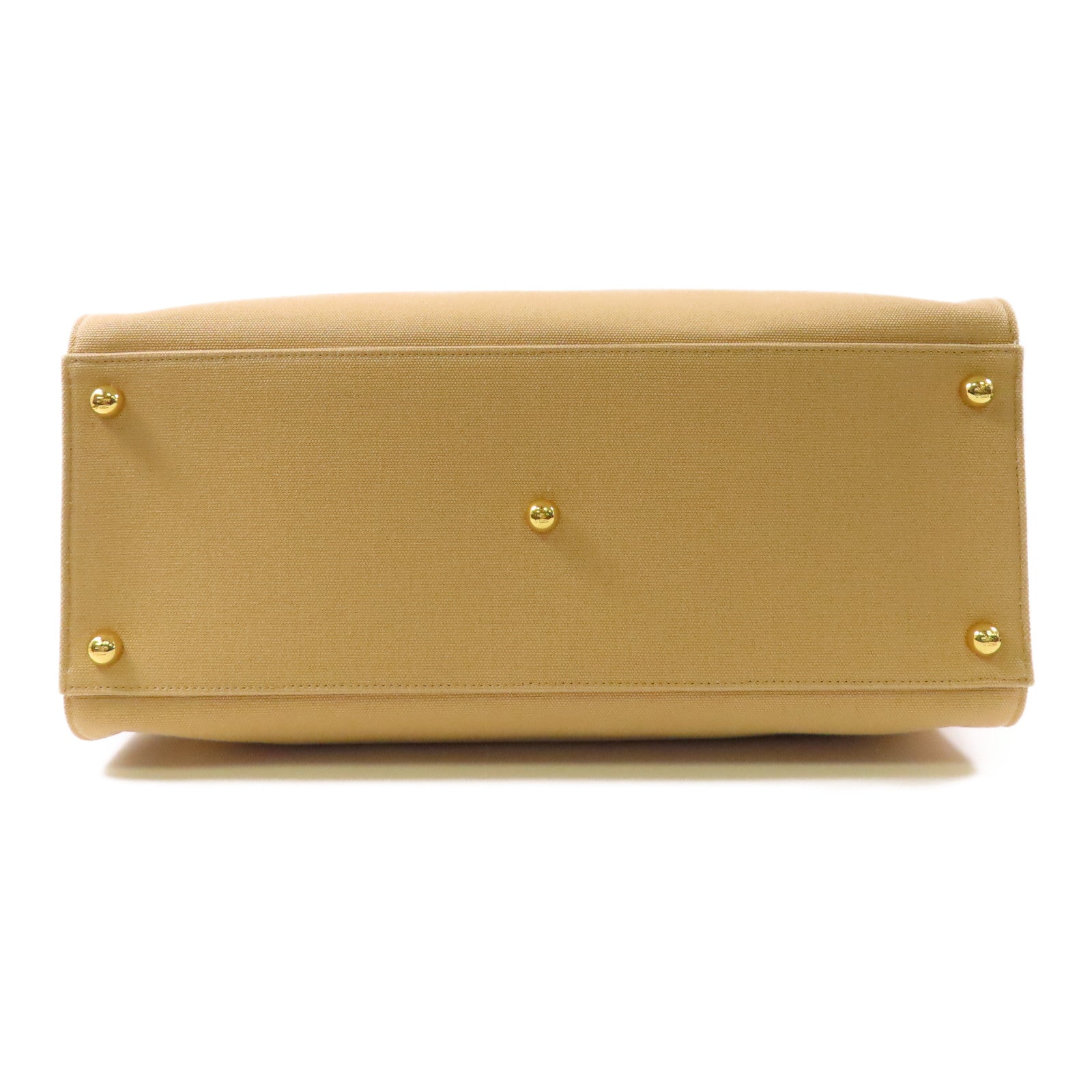 FENDI 帆布Sunshine Medium金扣手挽肩背兩用袋