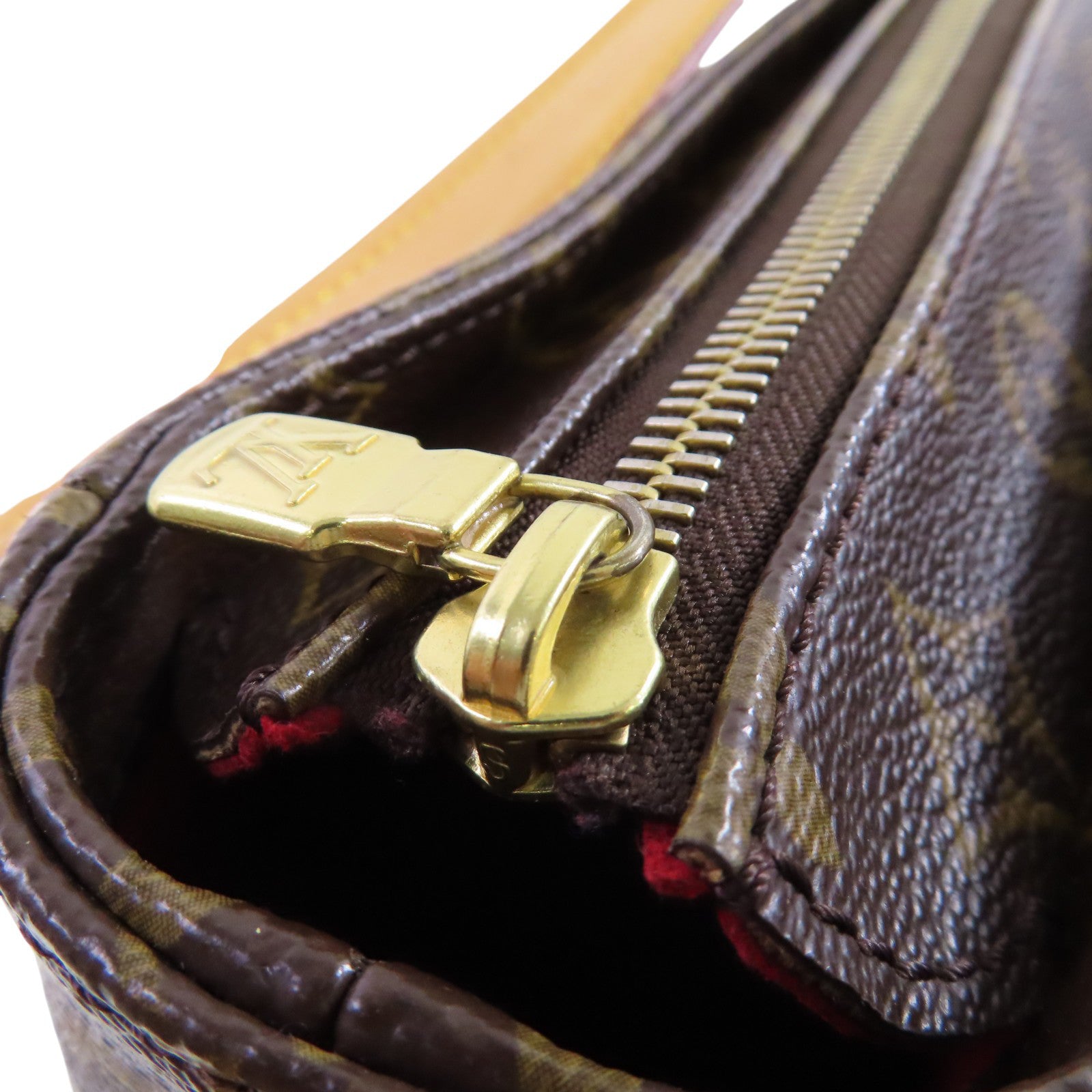 LOUIS VUITTON Monogram Viva Cite GM Shoulder Bag金扣肩背袋