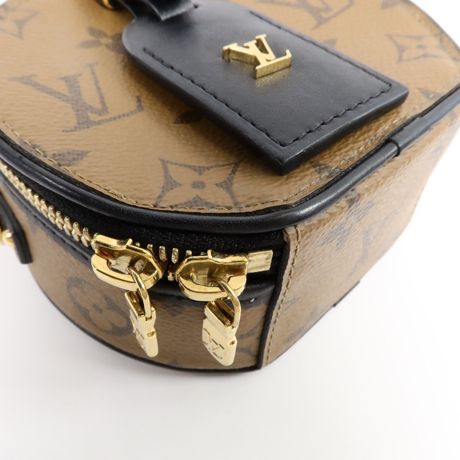 LOUIS VUITTON Monogram Reverse Mini Boite Chapeau手挽肩背兩用袋