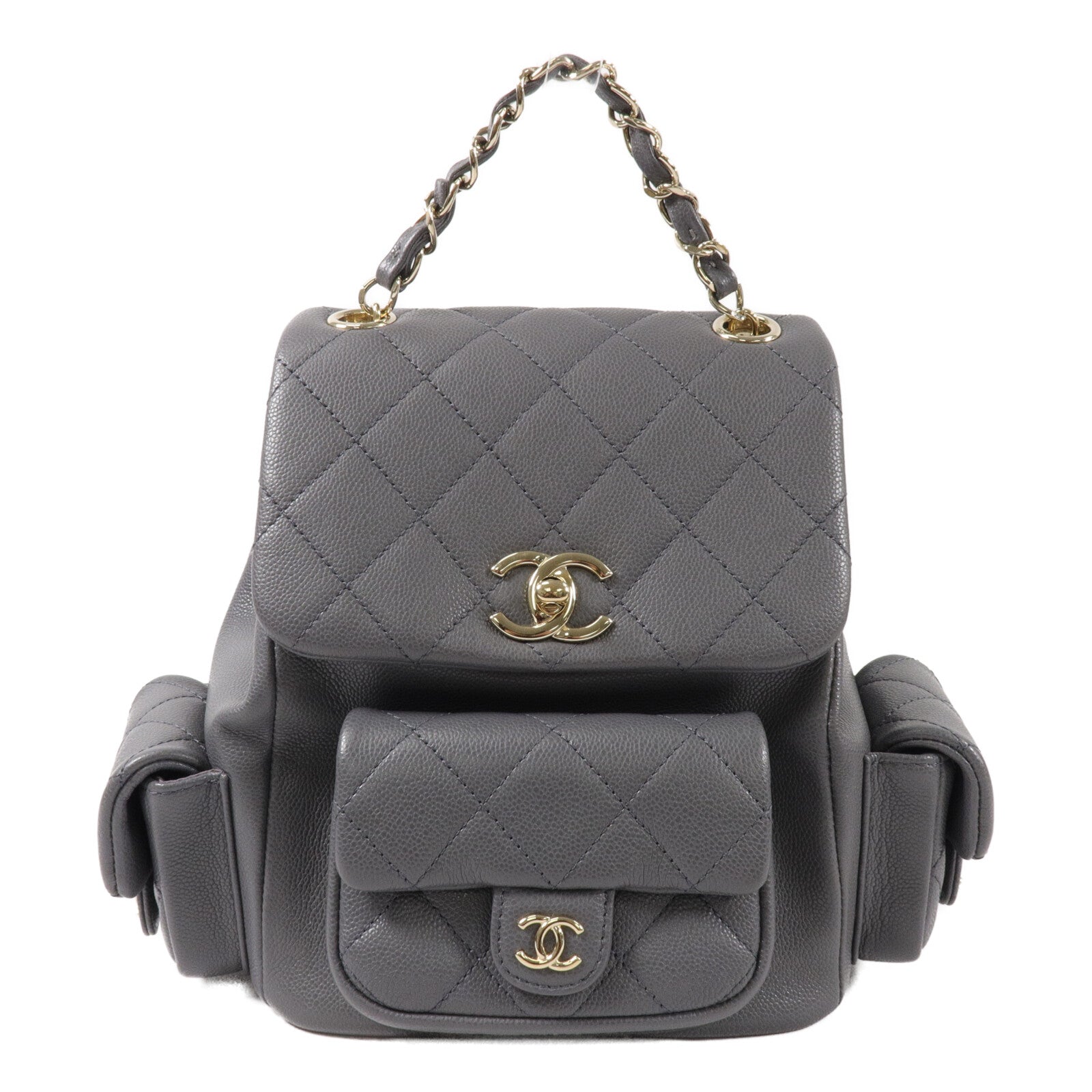 CHANEL 牛皮皮革Duma Backpack背包