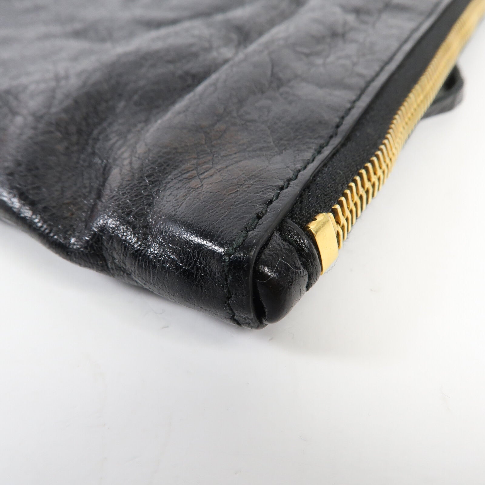 BALENCIAGA 牛皮皮革Clutch金扣手拿包