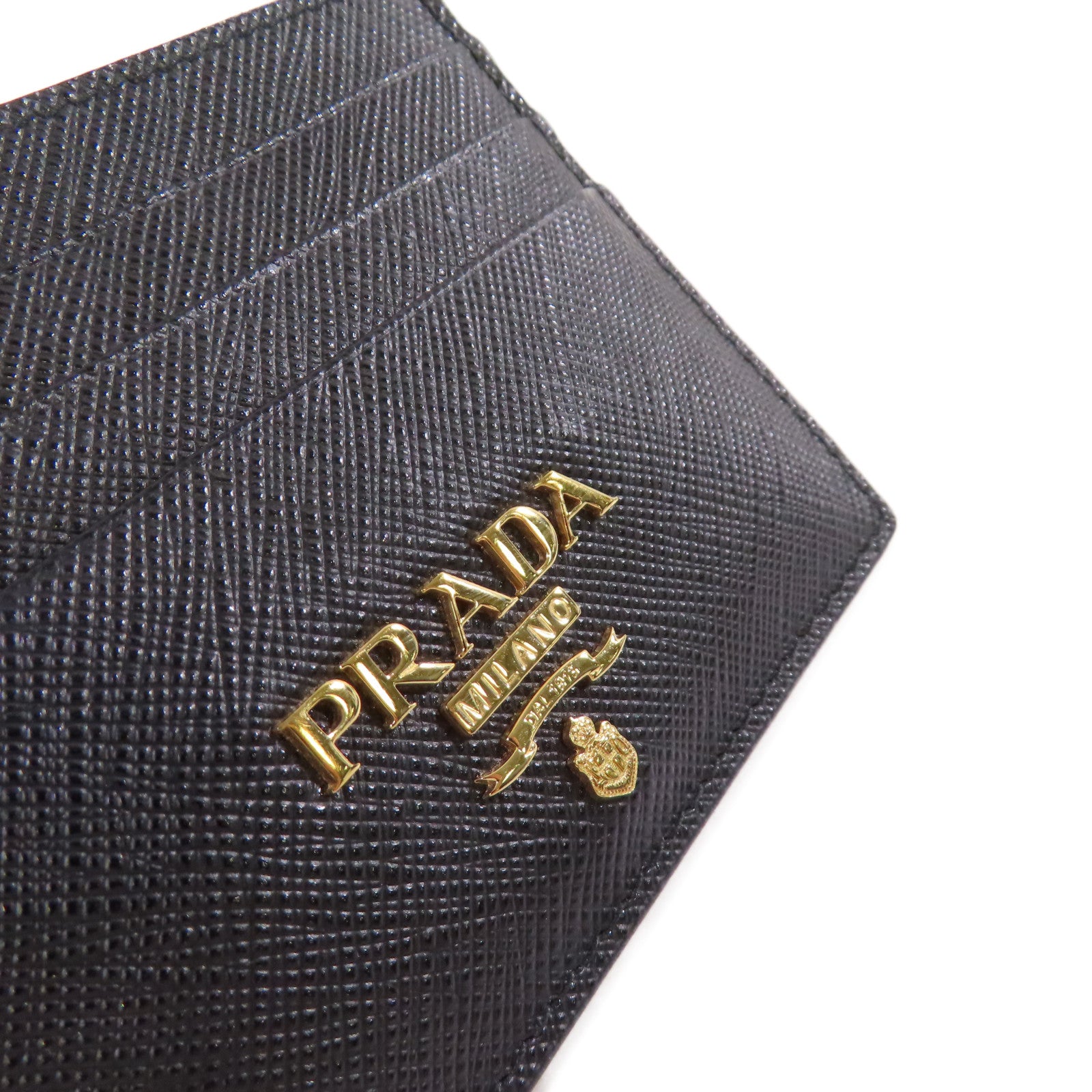 PRADA Saffiano皮革Card Case卡片套黑色