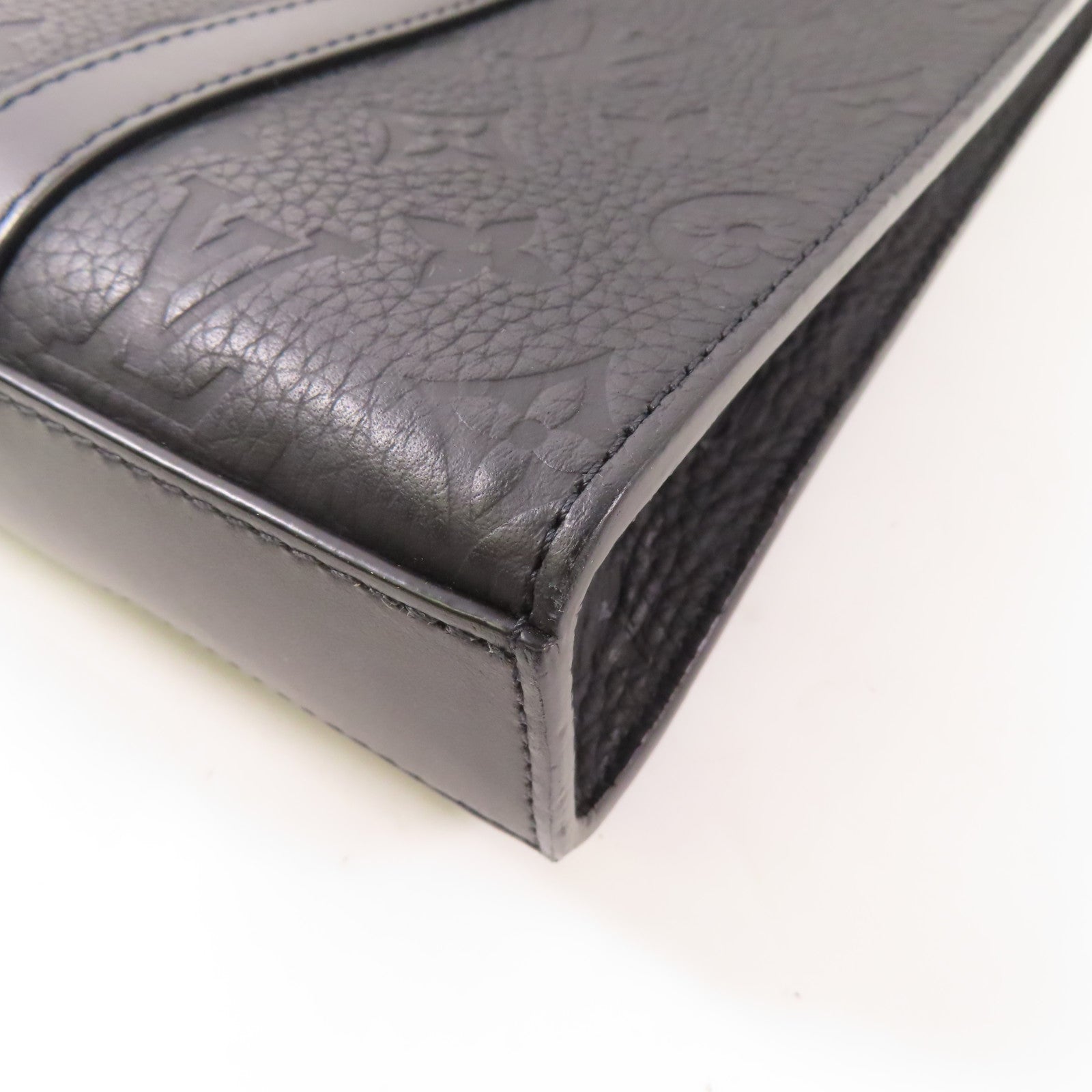 LOUIS VUITTON 【激減優惠】Monogram Taurillon Sac Plat Cross手挽肩背兩用袋