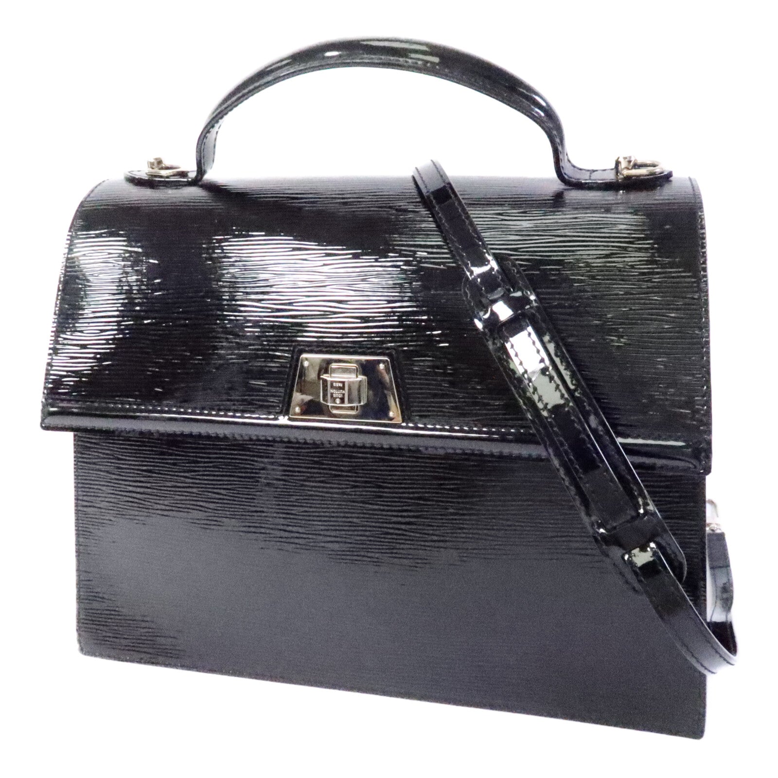 LOUIS VUITTON Epi Sevigne GM銀扣手挽肩背兩用袋