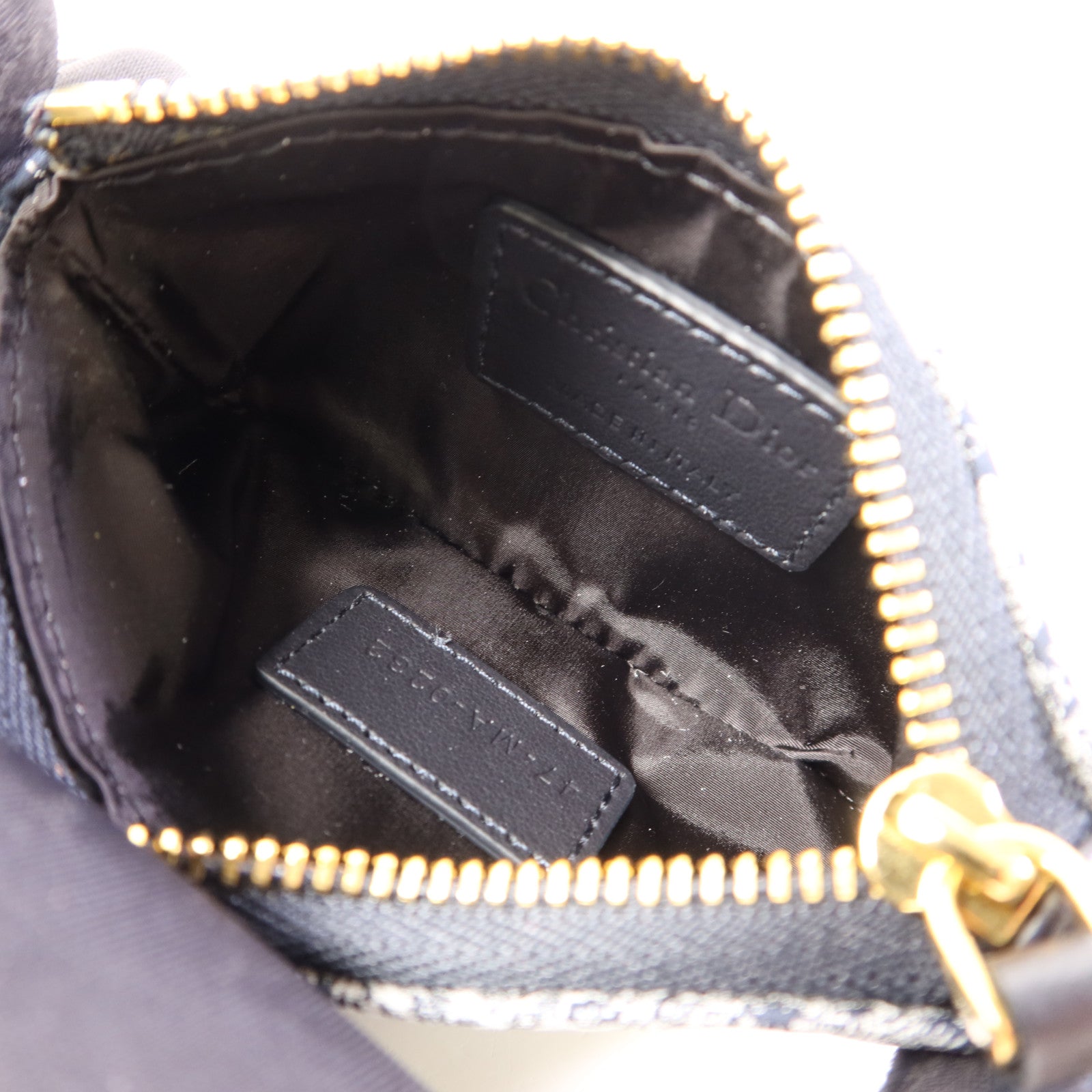 Dior 尼龍Phone Pouch With Strap金扣肩背袋