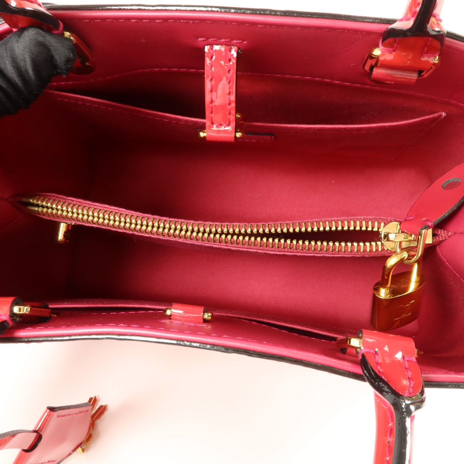 LOUIS VUITTON Monogram Vernis Montaigne BB手挽肩背兩用袋