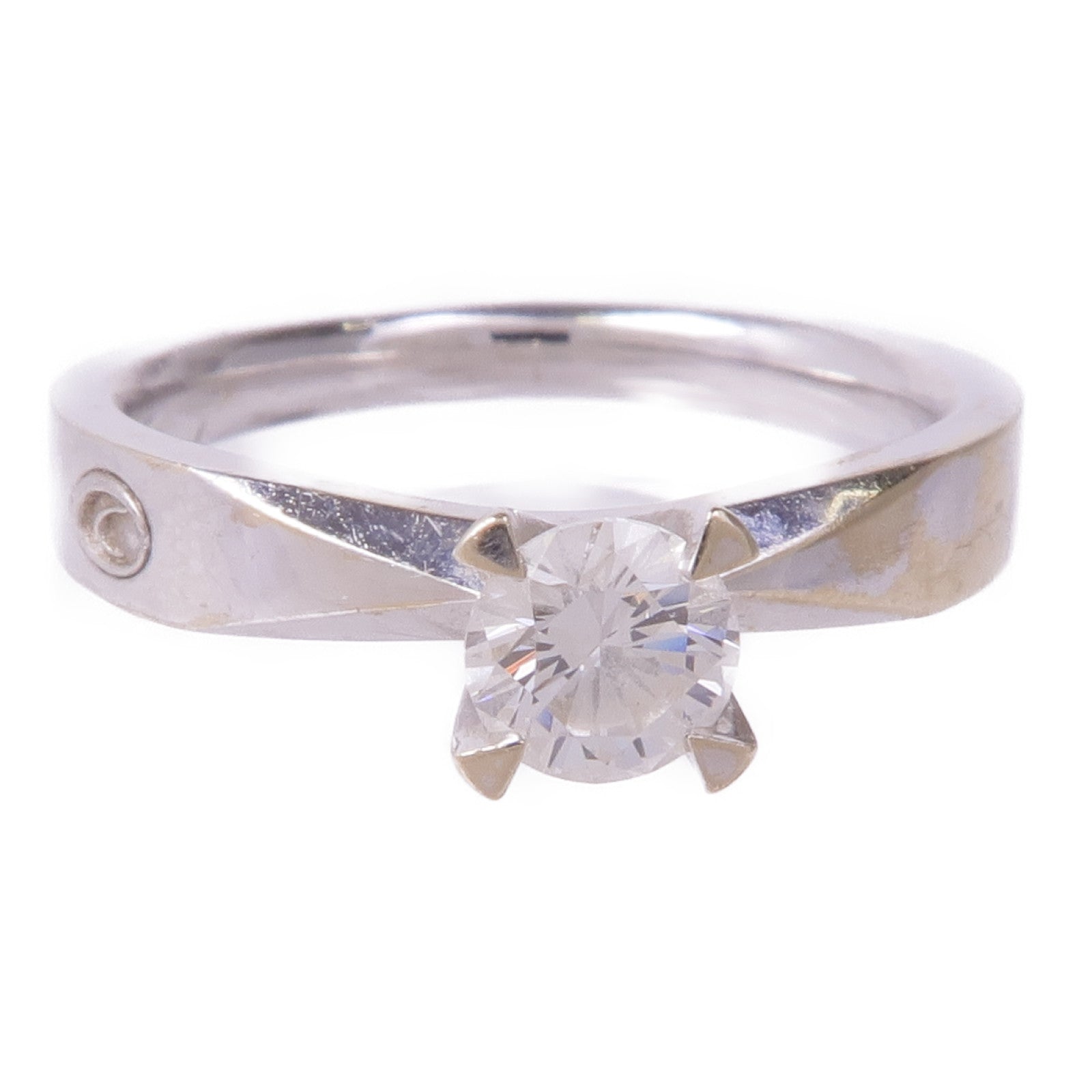 JEWELRY 18K白金Forevermark Diamond Ring鑽石戒指US#5.75