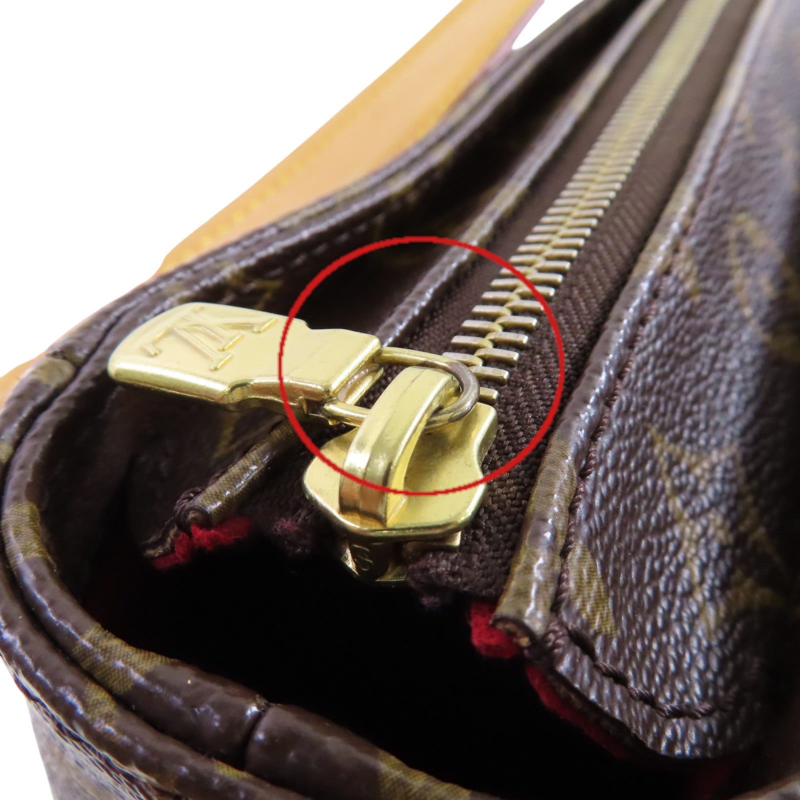 LOUIS VUITTON Monogram Viva Cite GM Shoulder Bag金扣肩背袋