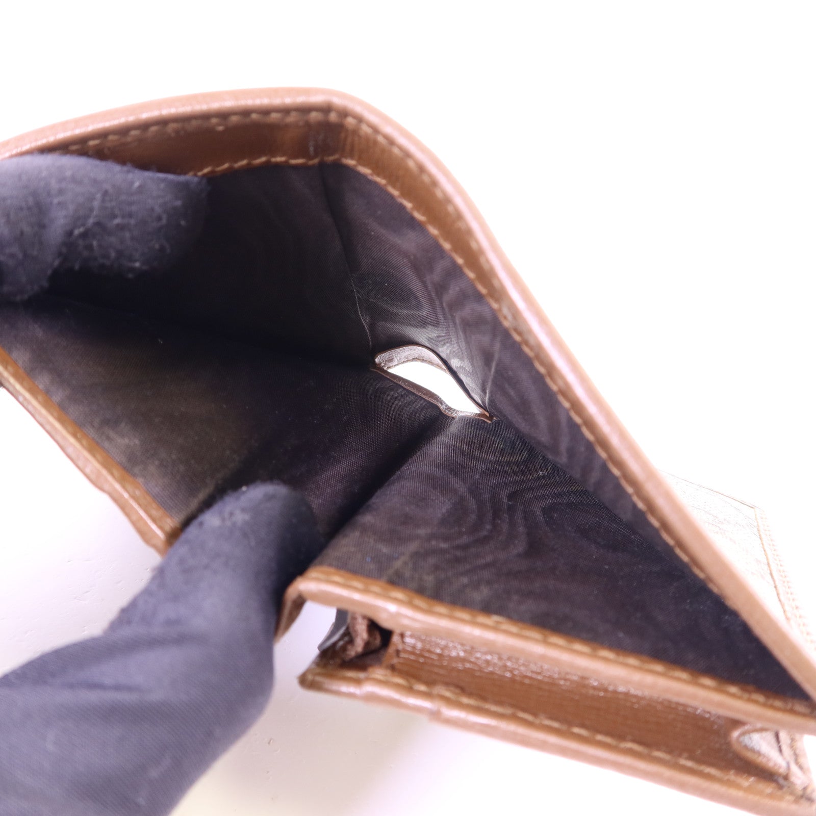 GUCCI 塗層帆布Wallet金扣錢包