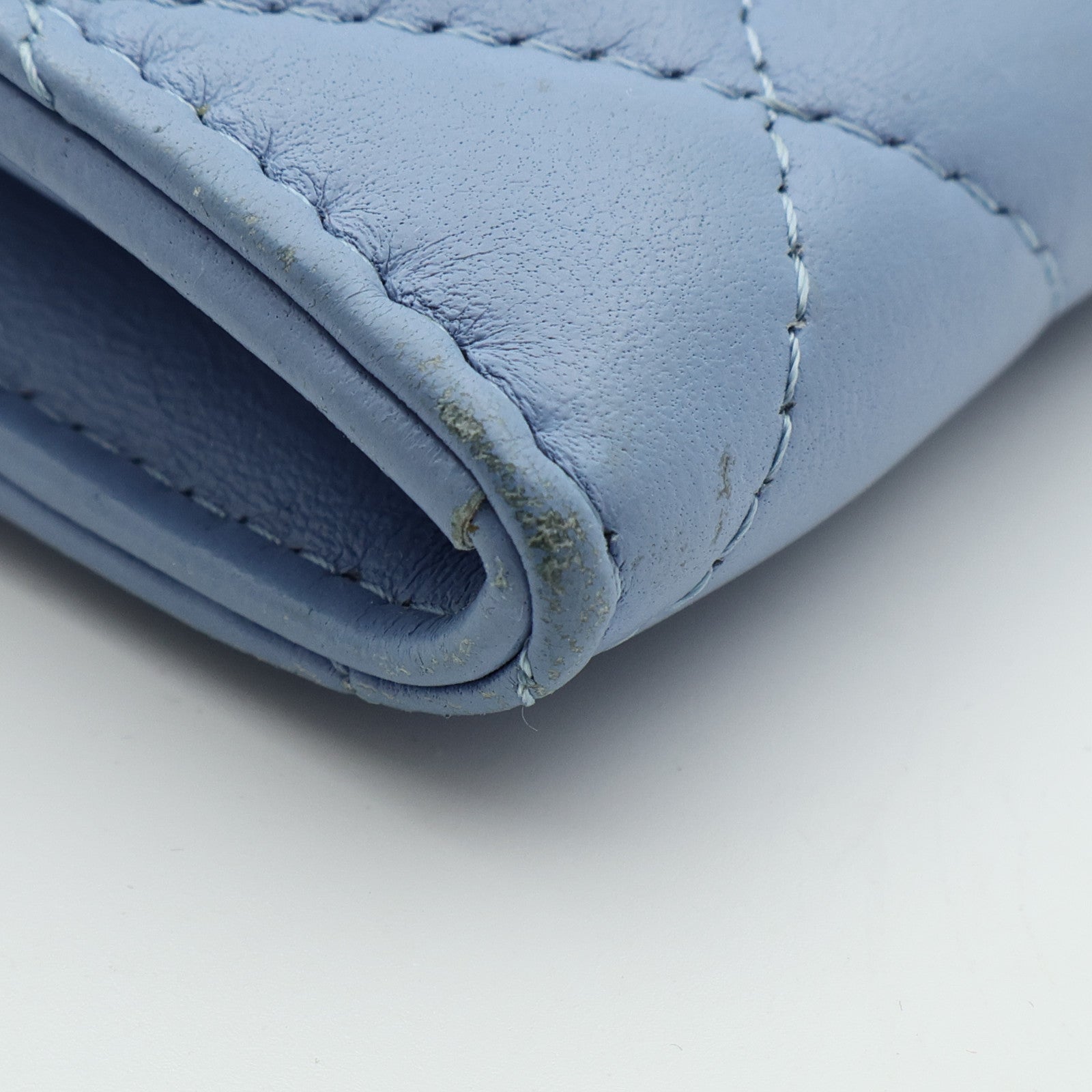 CHANEL 羊皮皮革Card Holder On Chain金扣鏈帶肩背袋