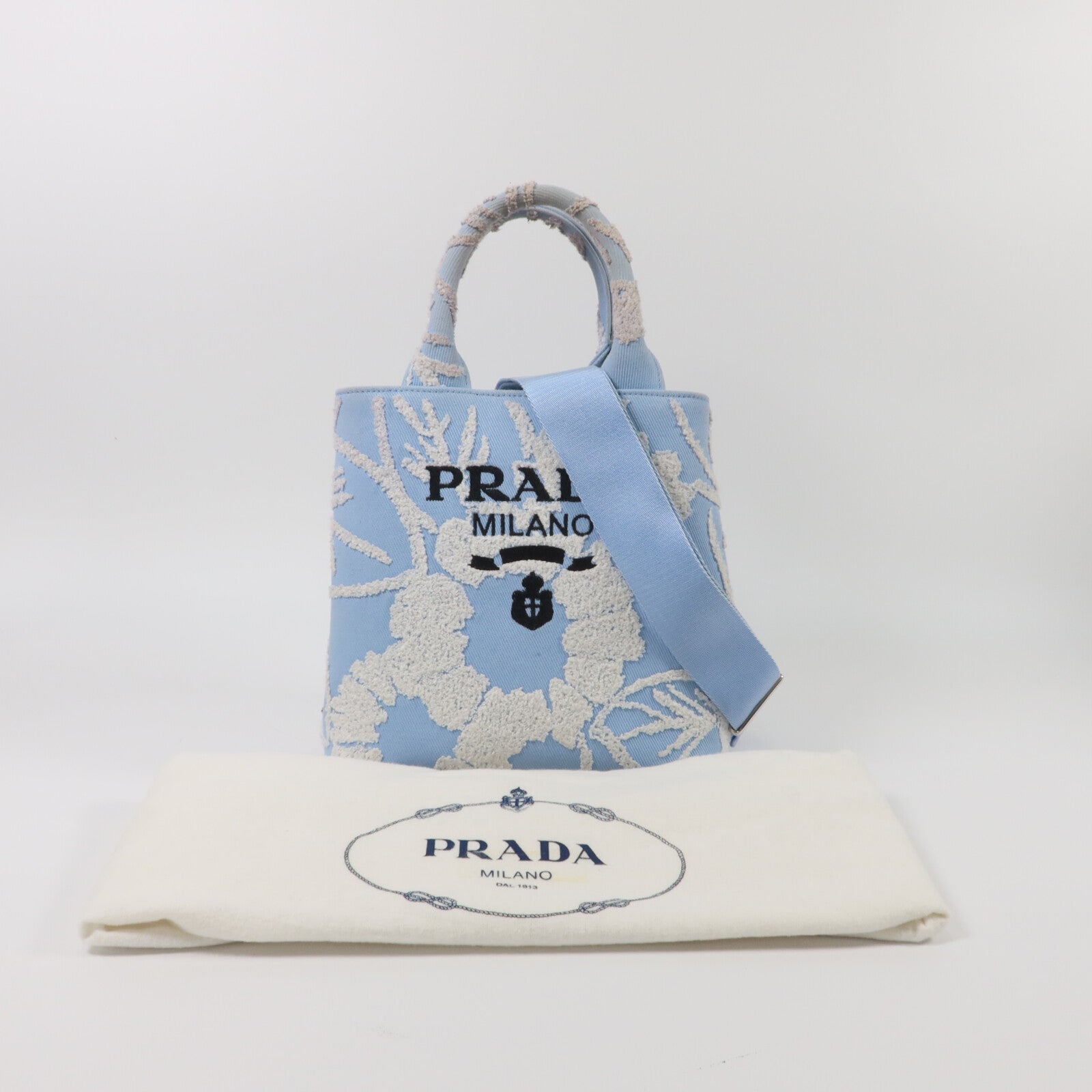 PRADA 帆布Drill2 Way手挽肩背兩用袋