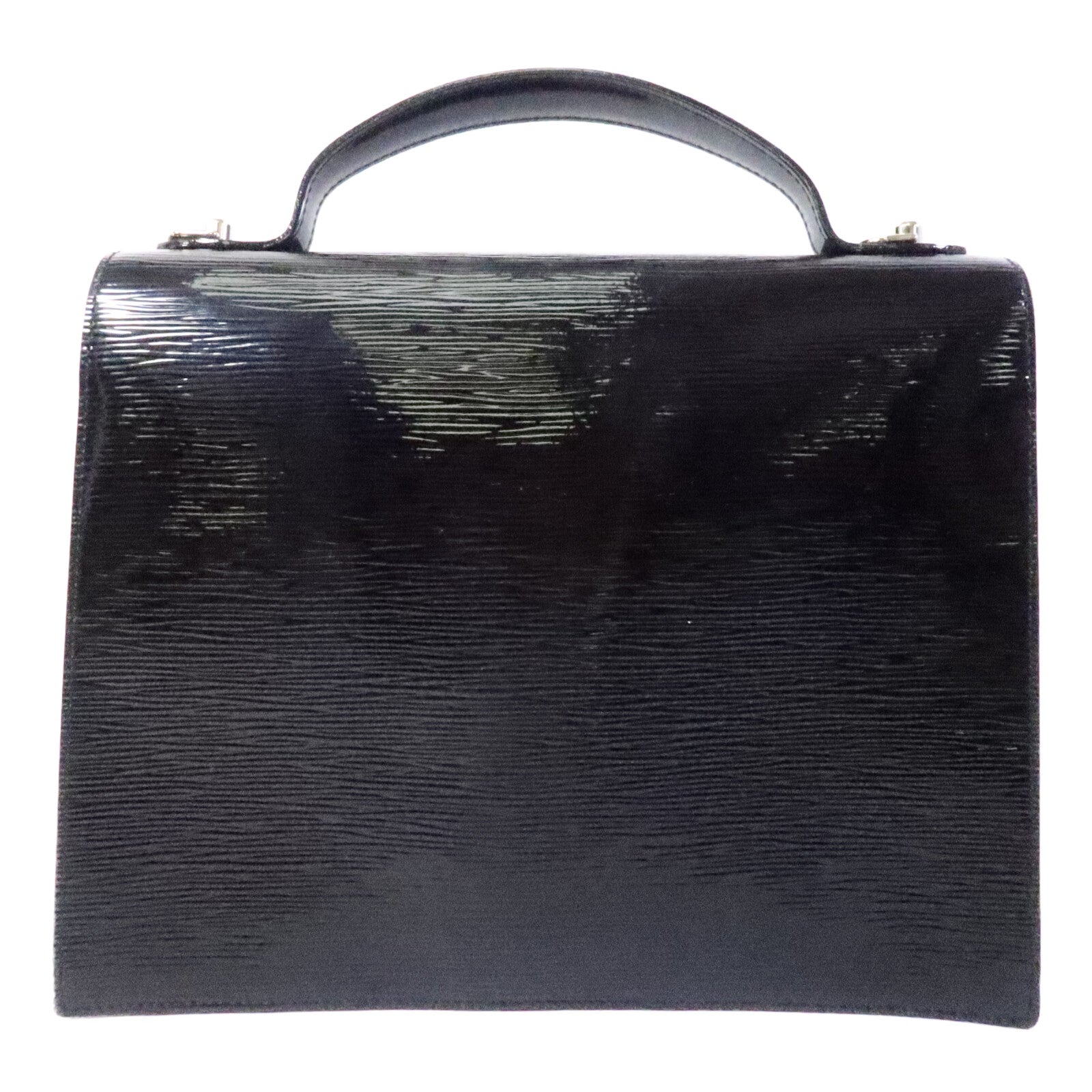 LOUIS VUITTON Epi Sevigne GM銀扣手挽肩背兩用袋