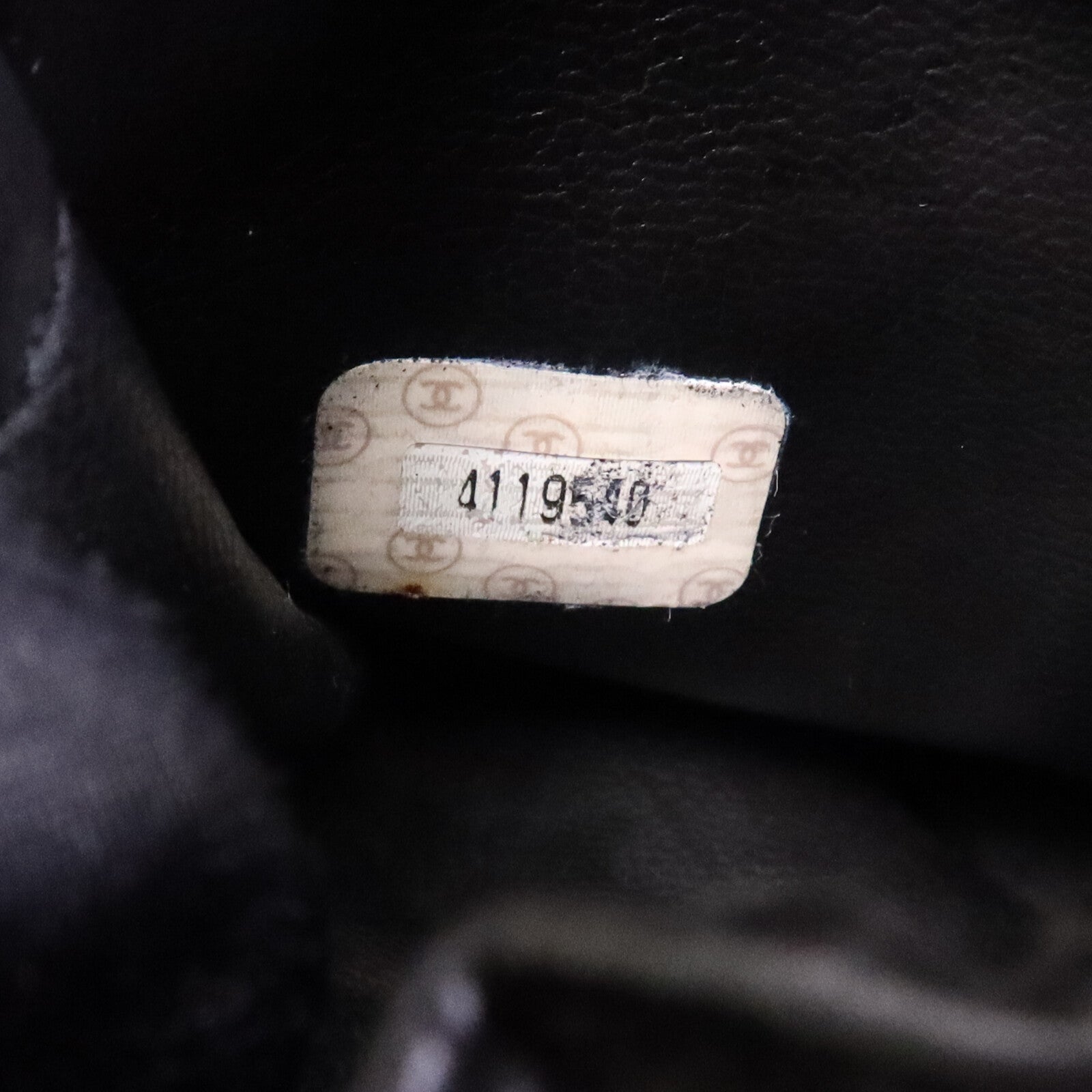 CHANEL 【激減優惠】羊皮皮革Vintage Vanity Case金扣手挽袋