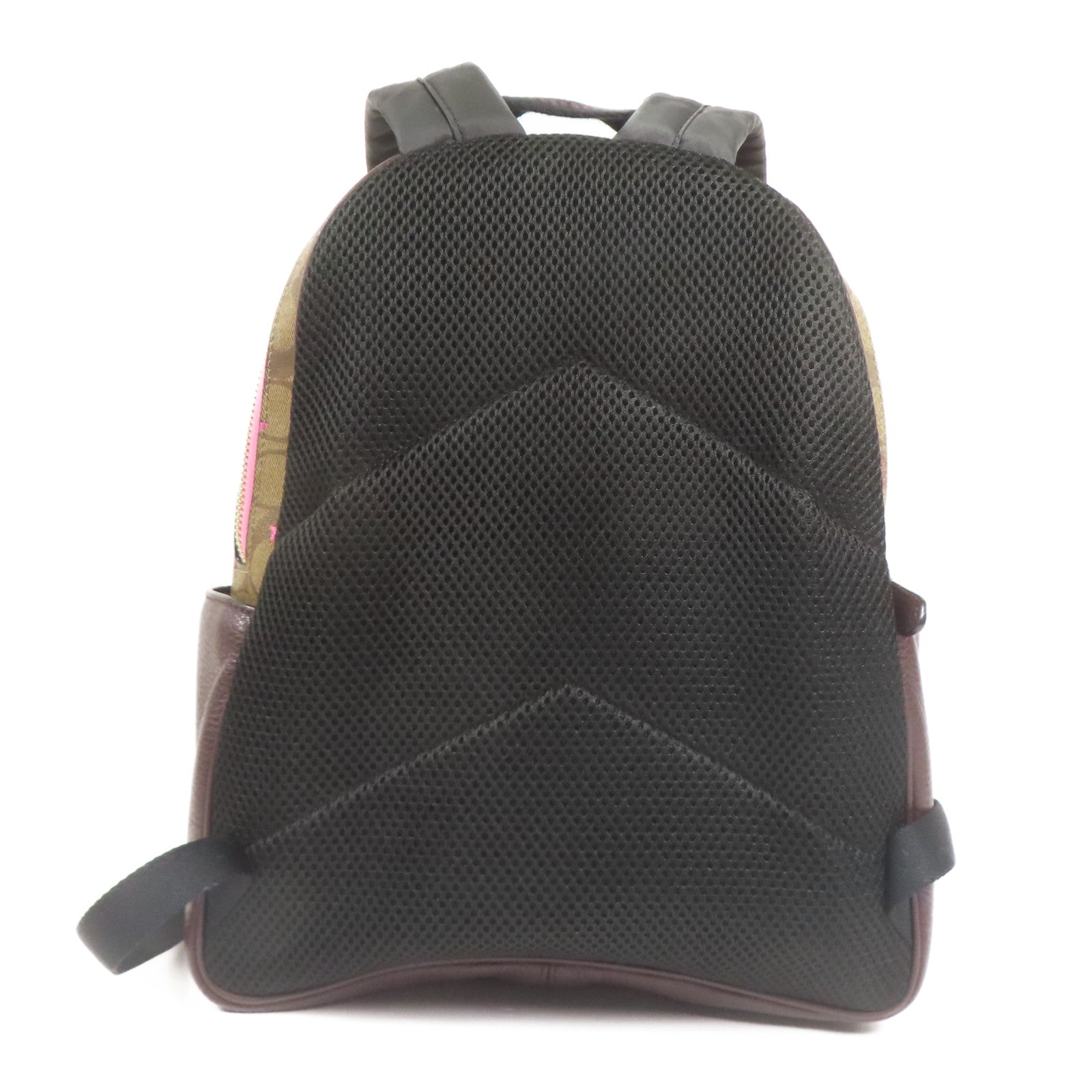COACH 塗層帆布Backpack金扣背包
