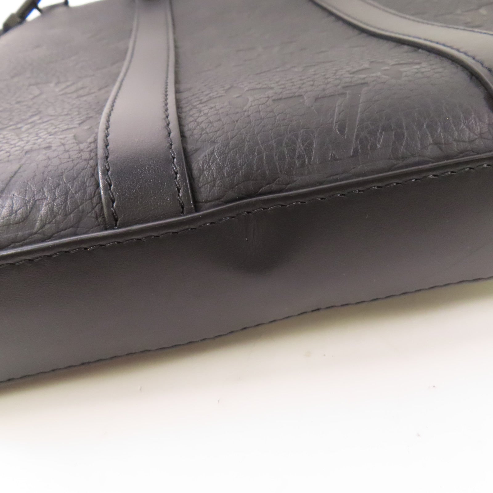 LOUIS VUITTON 【激減優惠】Monogram Taurillon Sac Plat Cross手挽肩背兩用袋