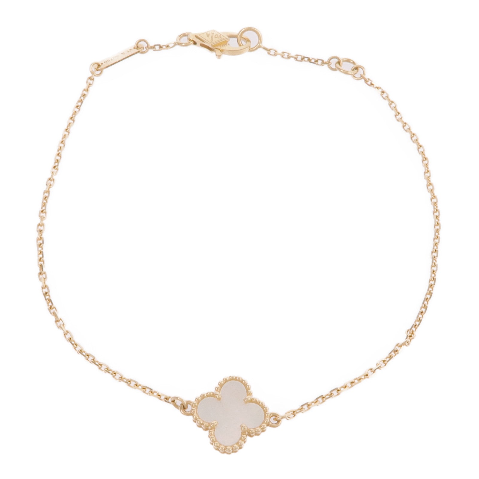 Van Cleef & Arpels 18K黃金Sweet Alhambra手鏈