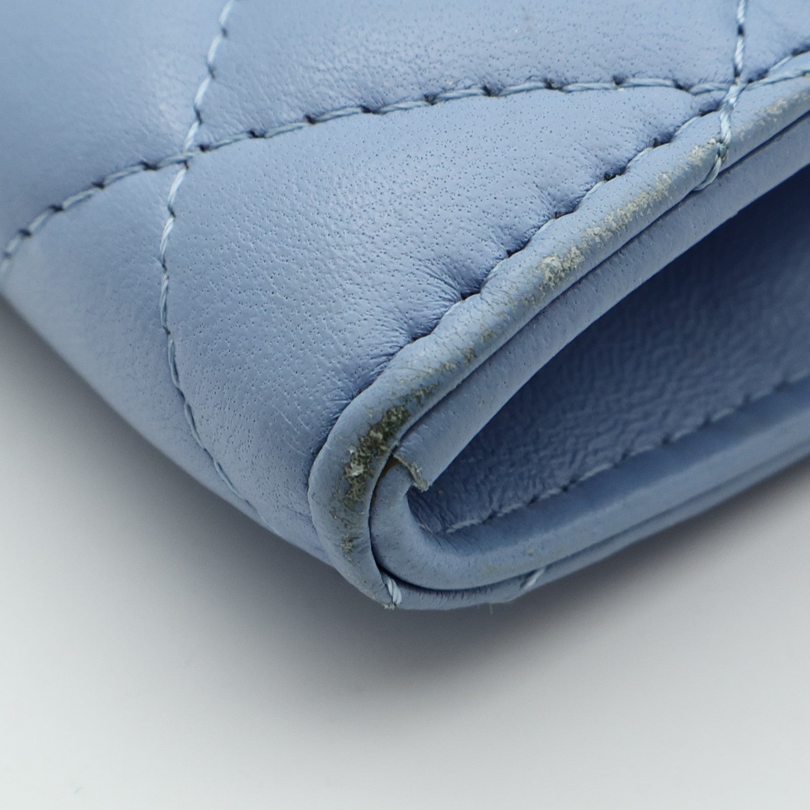 CHANEL 羊皮皮革Card Holder On Chain金扣鏈帶肩背袋