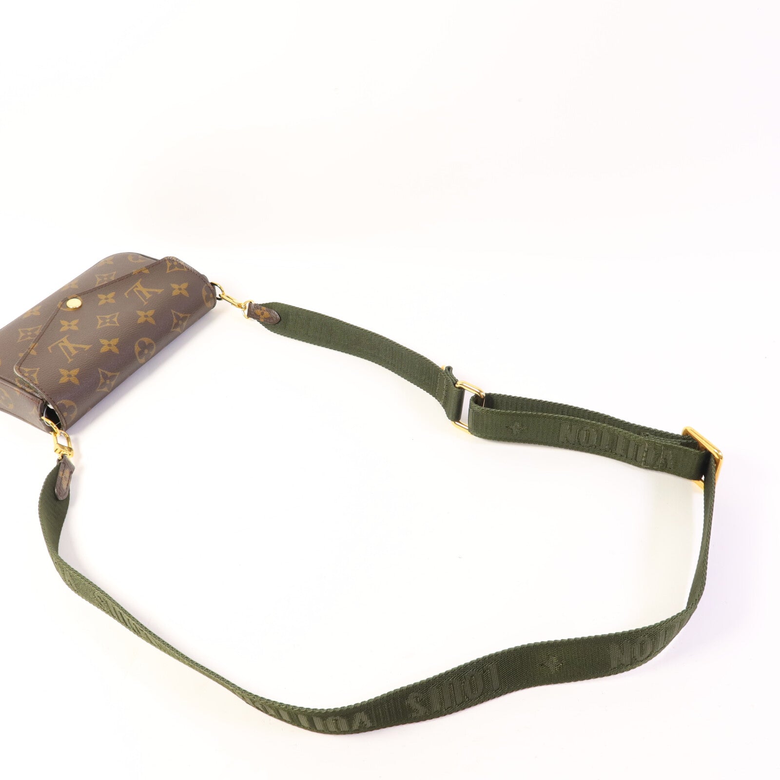 LOUIS VUITTON Monogram Felicie Strap & Go金扣肩背袋