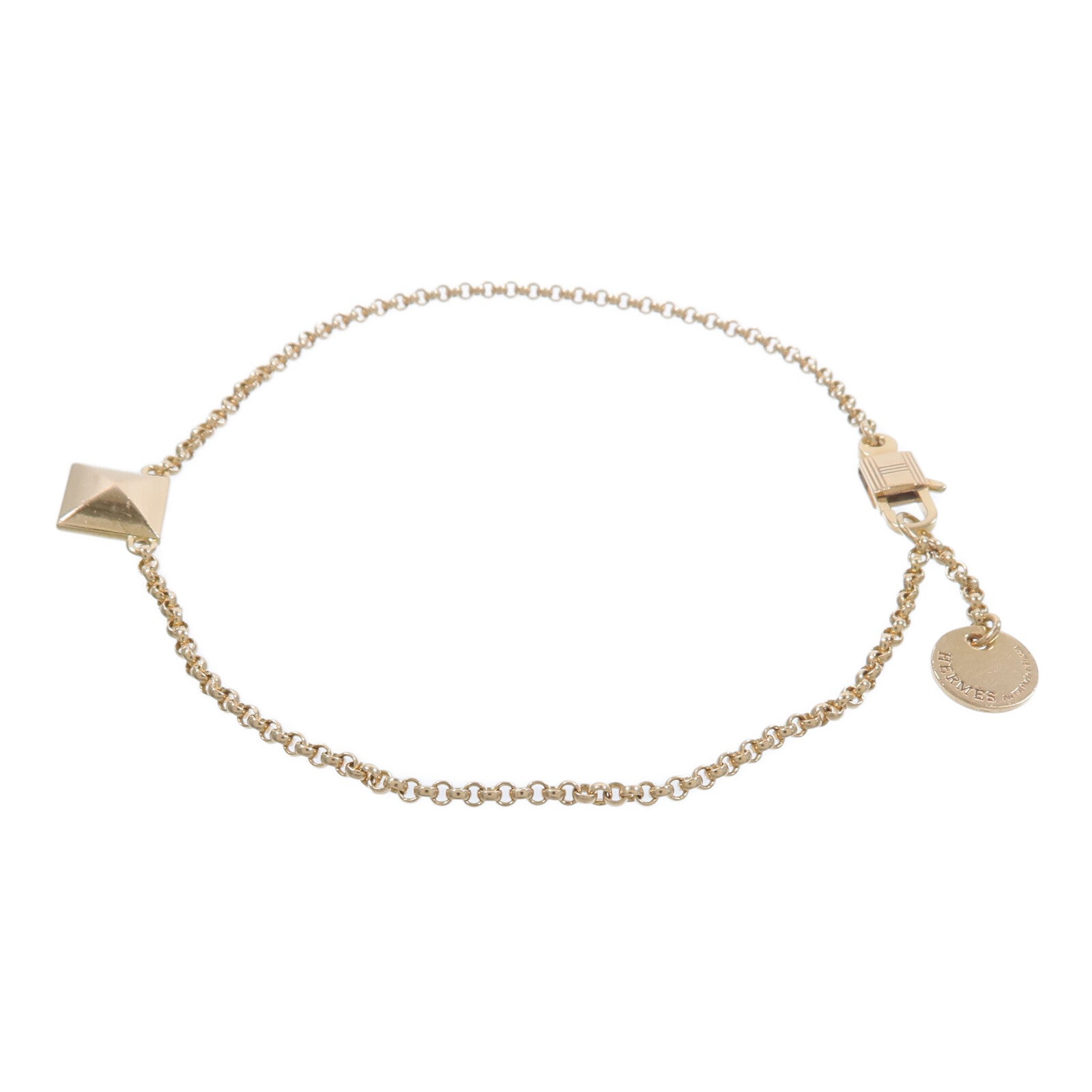 HERMES 18K黃金Clou d'H Bracelet手鏈
