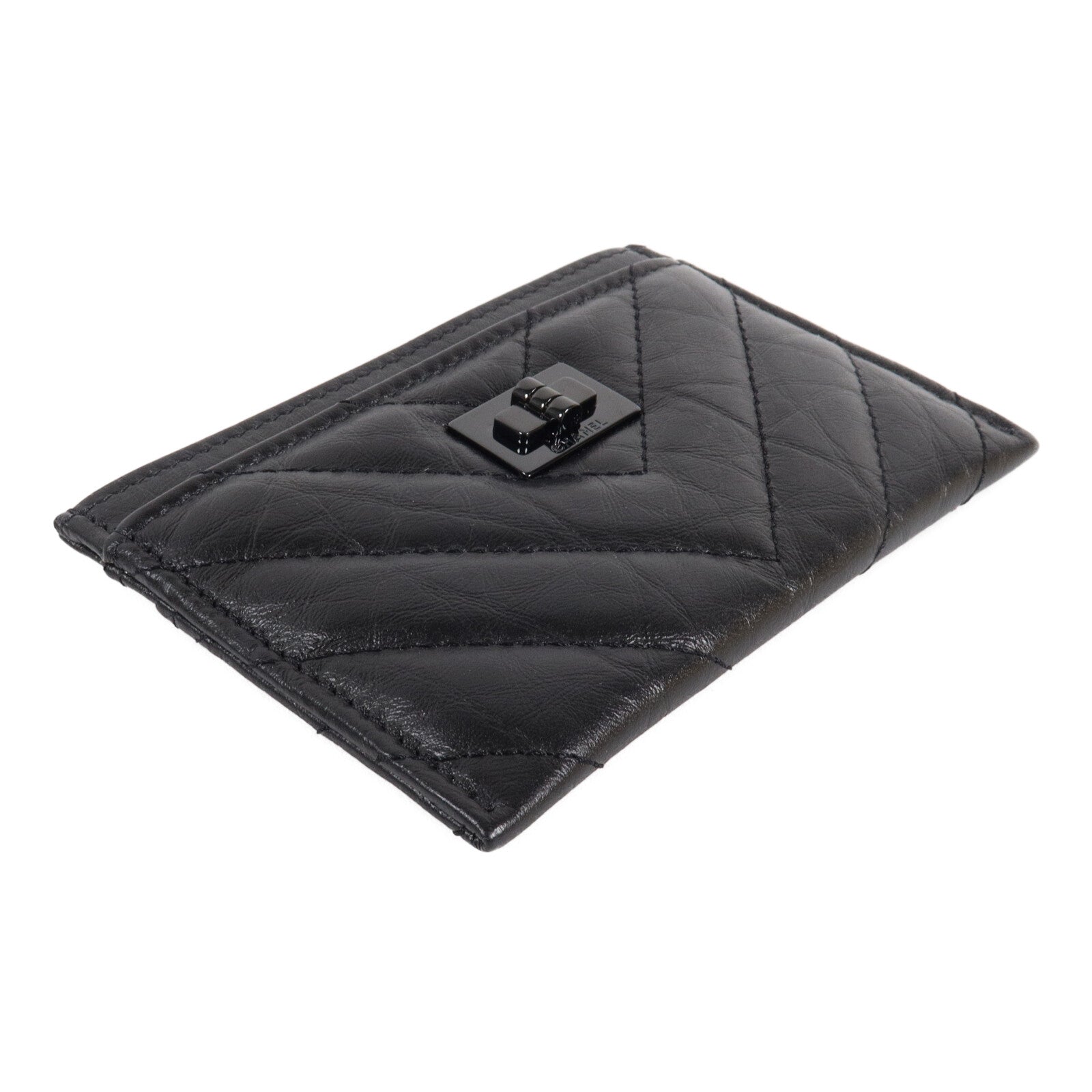 CHANEL 牛皮皮革2.55 Card Case卡片套