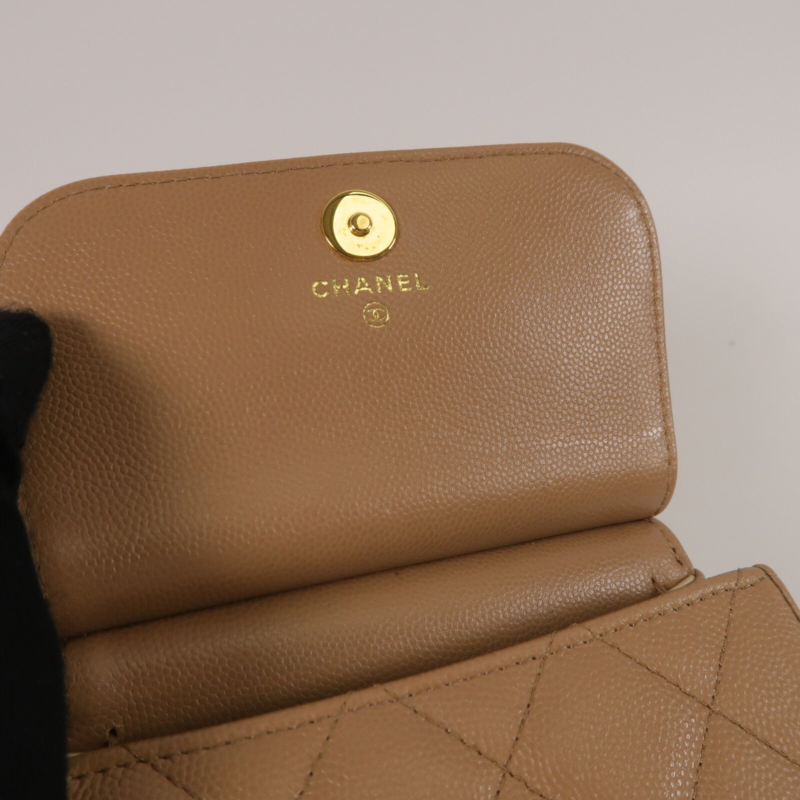 CHANEL 牛皮皮革Mini Chain Bag鏈帶肩背袋