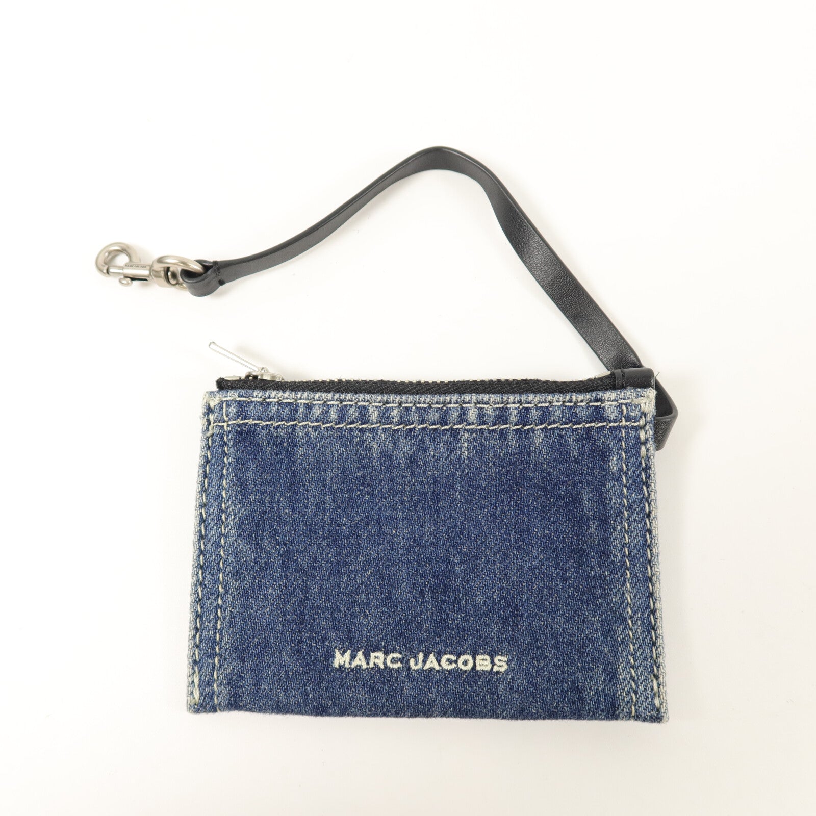 MARC JACOBS 牛仔布The Bow Denim Mini Sack Bag手挽肩背兩用袋