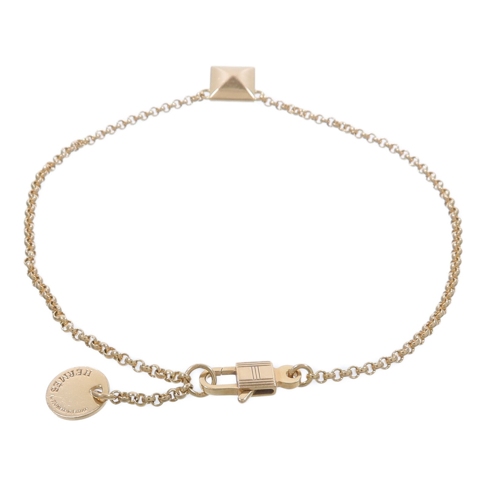 HERMES 18K黃金Clou d'H Bracelet手鏈