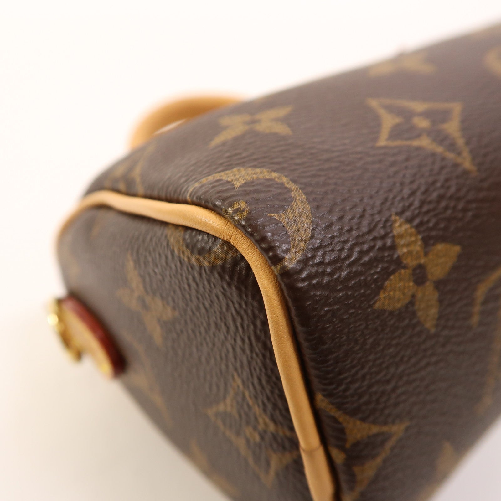 LOUIS VUITTON Monogram Nano Speedy金扣手挽肩背兩用袋