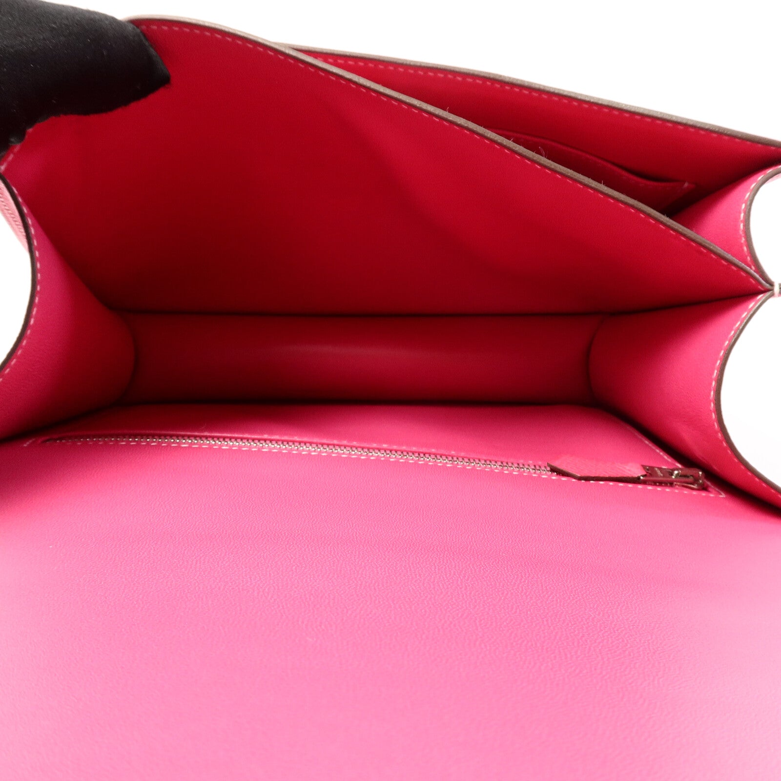 HERMES Epsom皮革Constance 24肩背袋Rose Tyrien