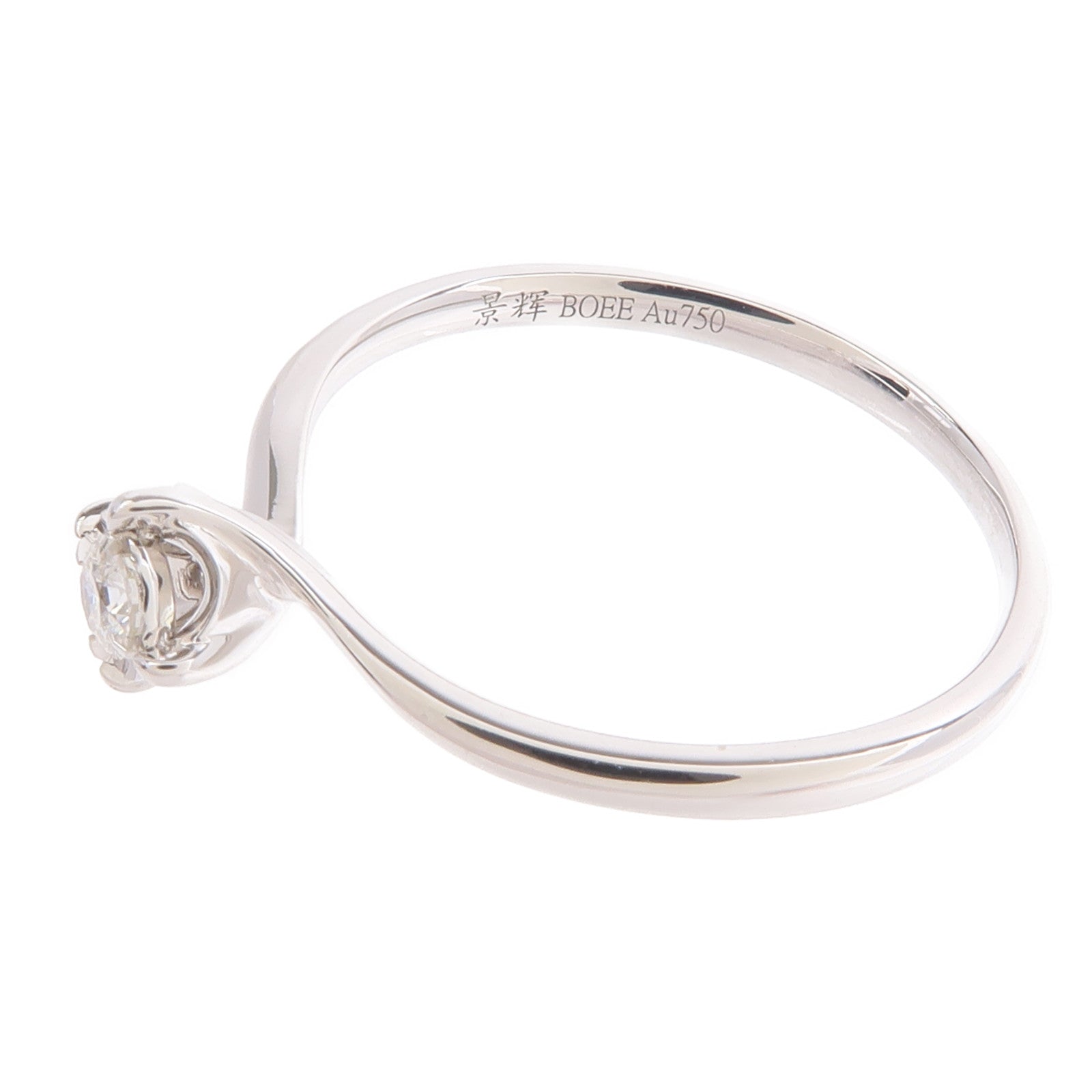 JEWELRY 18K白金Diamond Ring鑽石戒指