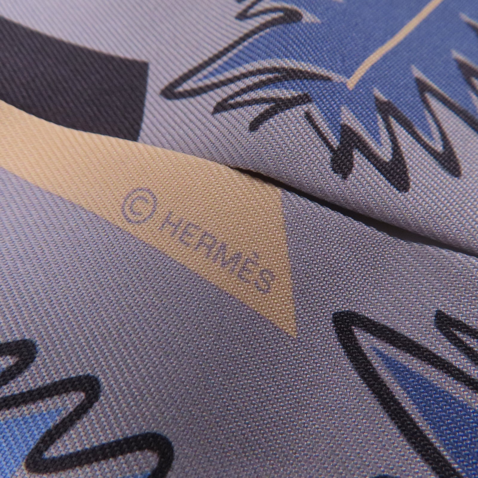 HERMES 絲質Twilly絲巾