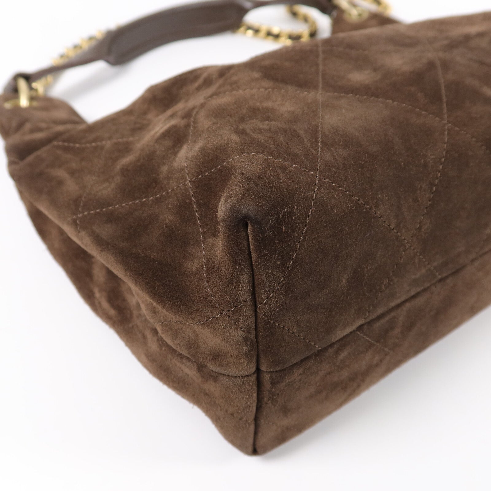 CHANEL 麂皮皮革Maxi Hobo Bag肩背袋
