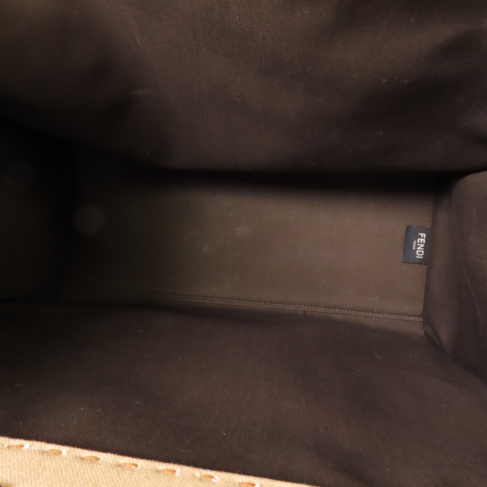 FENDI 【激減優惠】帆布Sunshine Medium金扣手挽肩背兩用袋